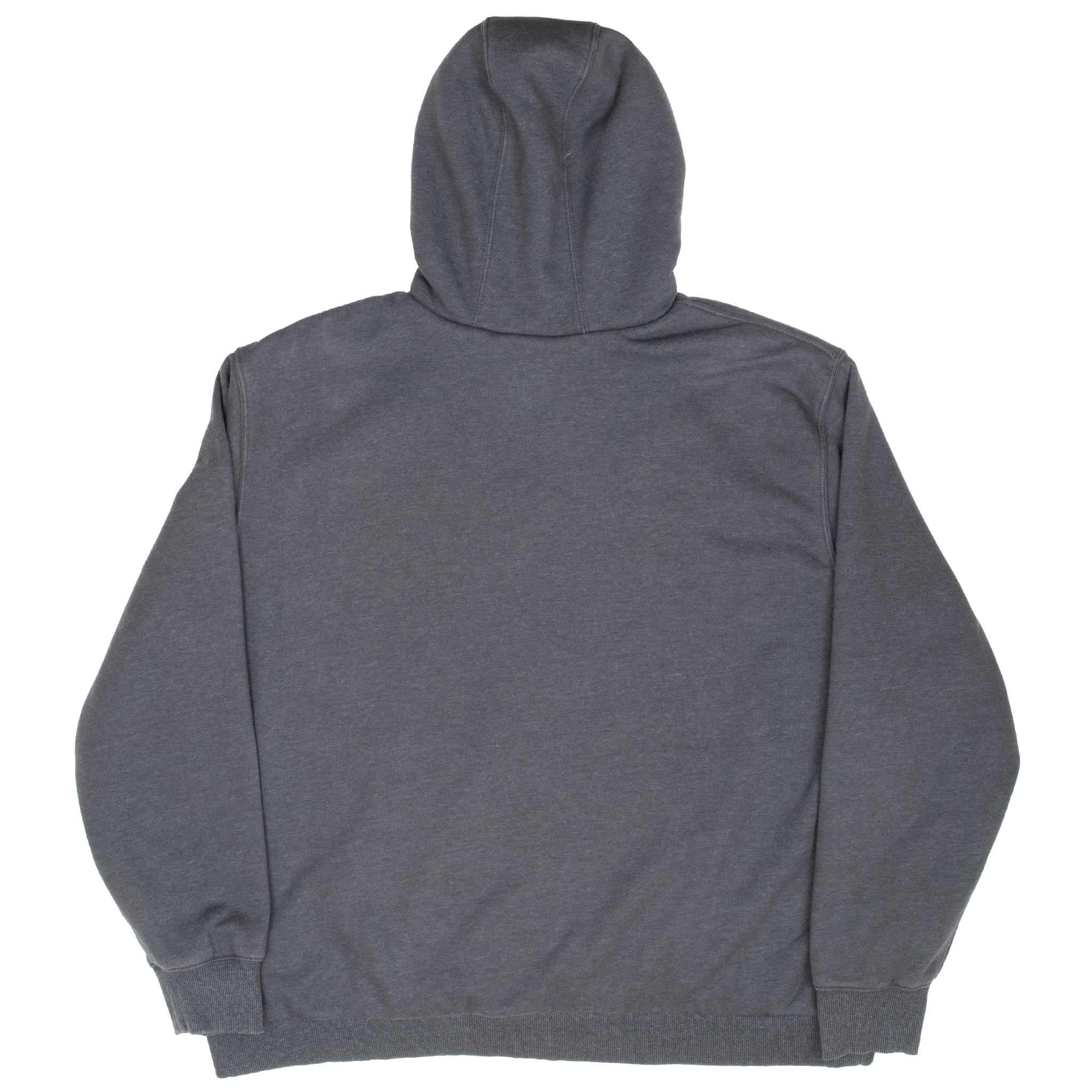 Vintage Carhartt Heavyweight Sherpa Lined Full Zip Grey Hoodie Sweatshirt Size 2XL