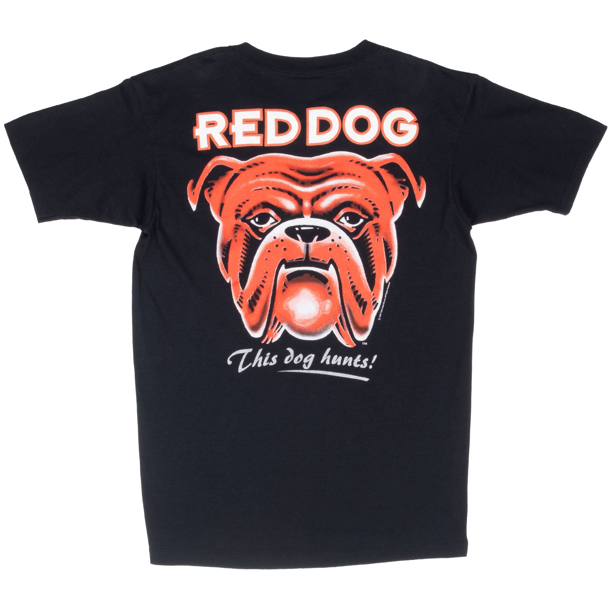 Vintage Red Dog You Are Your Own Dog Tee Shirt 1995 Size Large Made In Usa With Single Stitch Sleeves