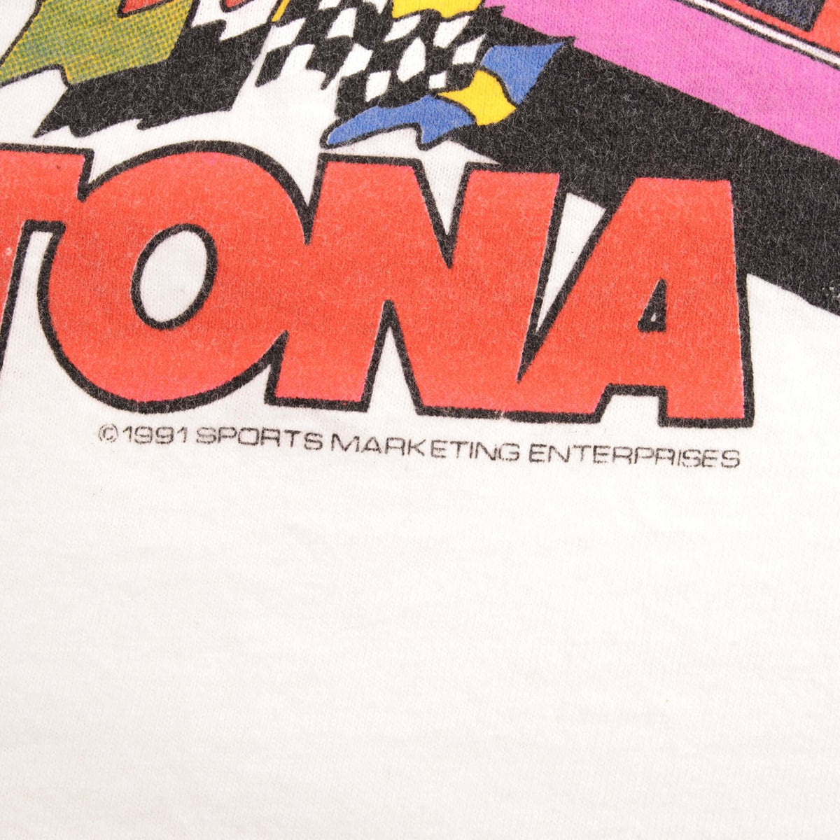 Vintage Nascar Pepsi 400 Winston Cup Series 1991 Tee Shirt Size Small Made In USA With Single Stitch Sleeves