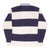 Vintage Ralph Lauren Blue & White Striped Rugby Polo Shirt 1990S Size XL