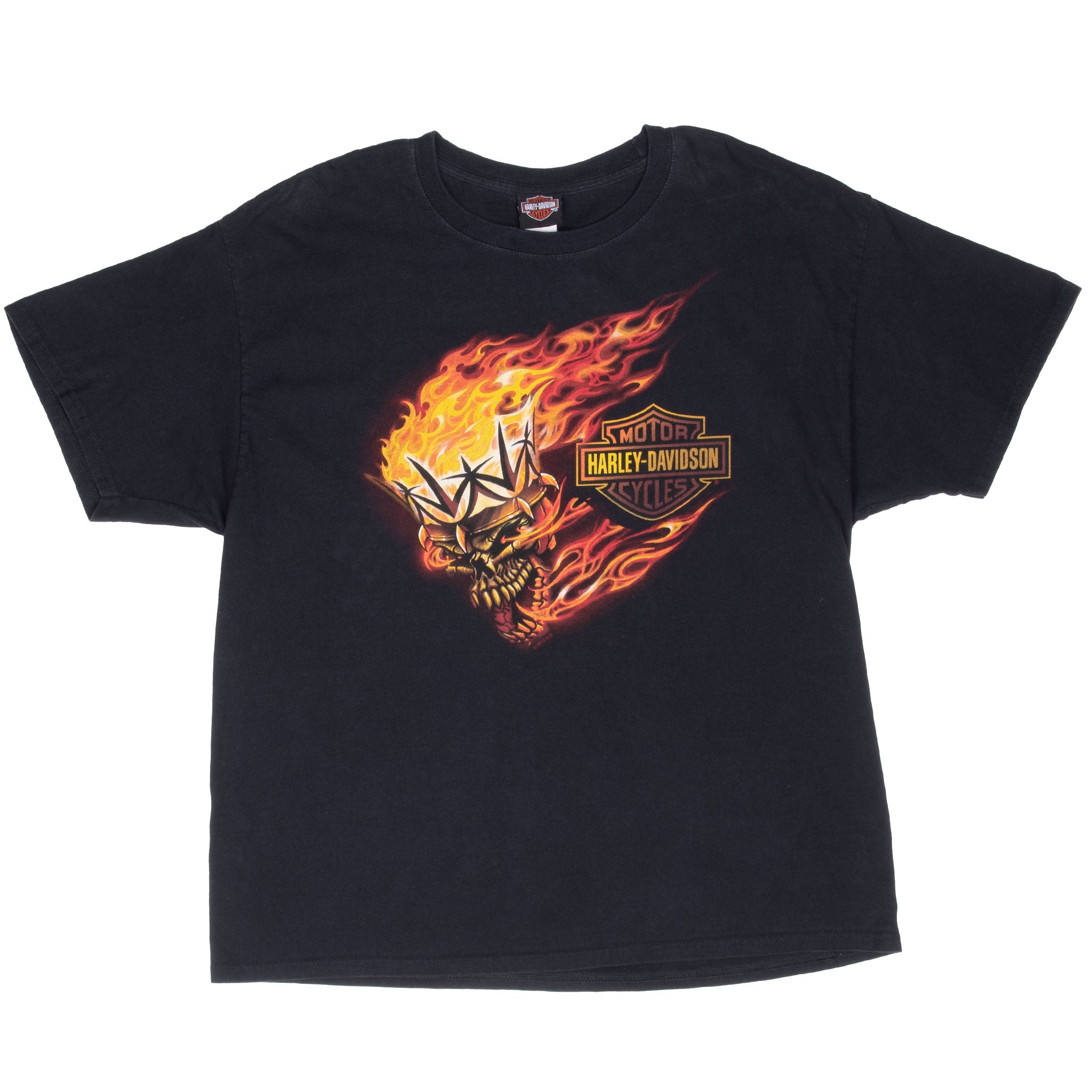 Vintage Harley Davidson Skull San Antonio Texas Tee Shirt 2013 Size XL