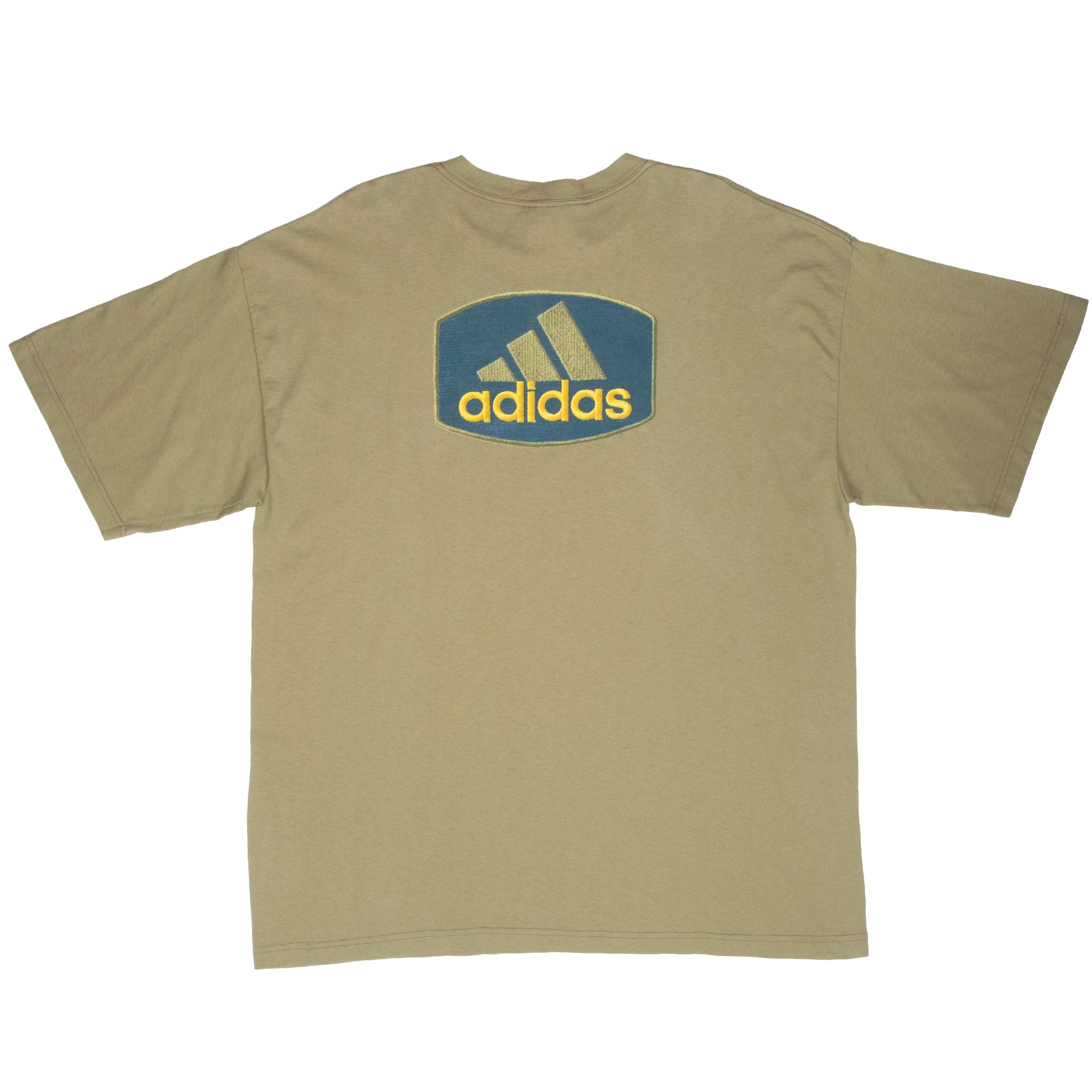 Vintage Adidas Green Pocket Tee Shirt 1990S Size XL Made In Usa