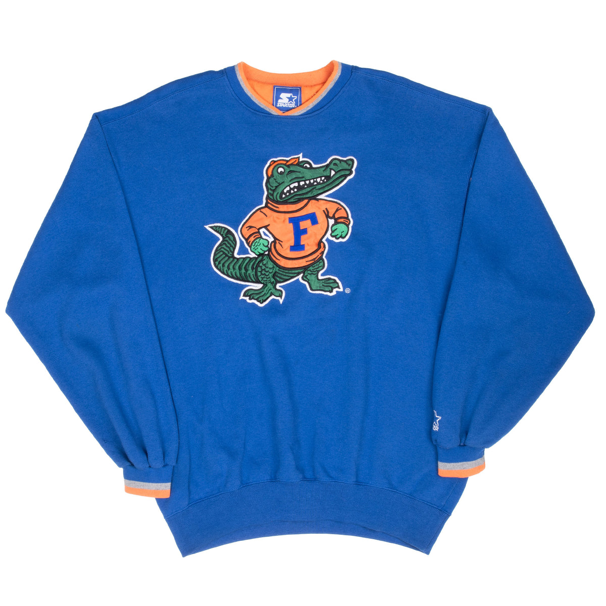 Vintage Ncaa Florida Gators Embroidered Starter Sweatshirt 1990S Size Medium