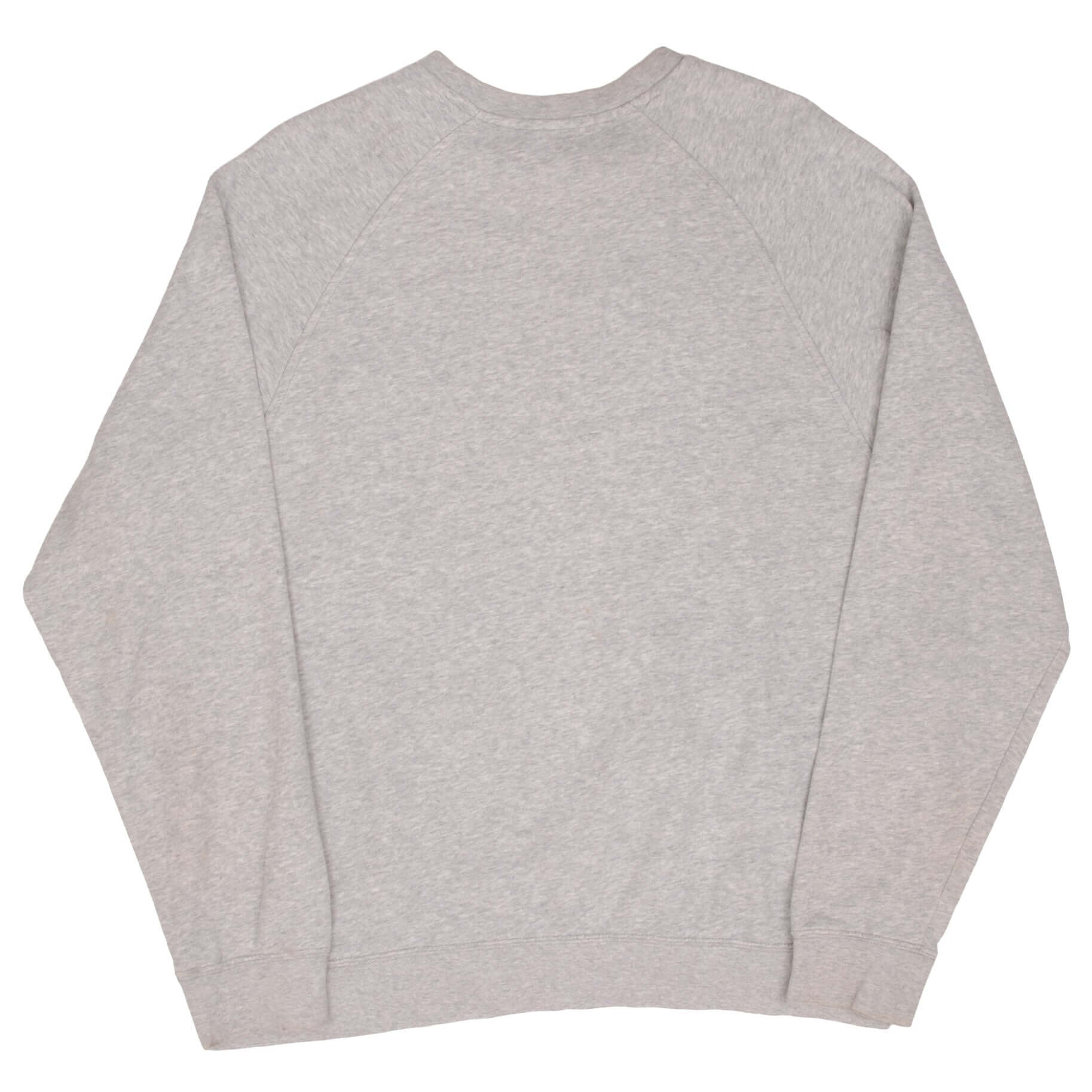 Vintage Nike Classic Swoosh Gray Crewneck Sweatshirt 2000S Size Large