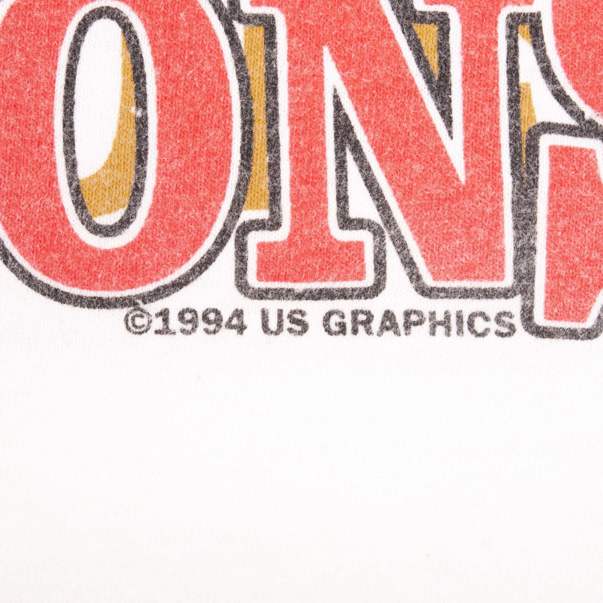 Vintage Ncaa Nebraska Huskers Champions 1994 Tee Shirt Size XL Made In USA With Single Stitch Sleeves