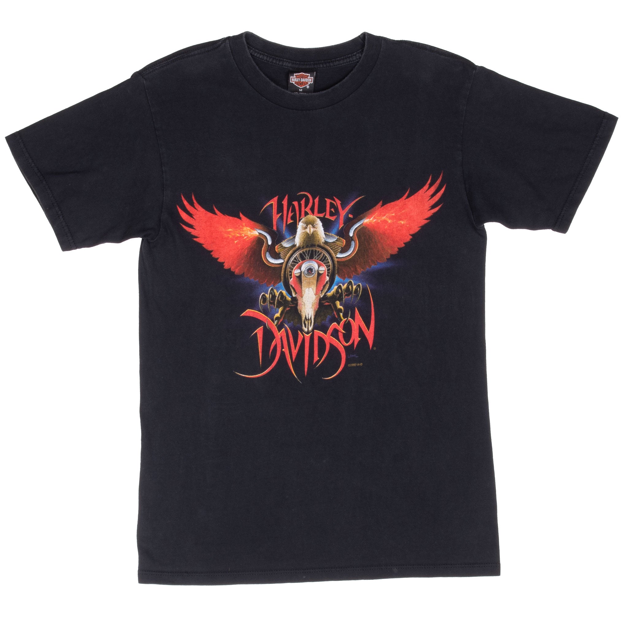 Vintage Harley Davidson Las Vegas Tee Shirt 1997 Size Small Made In Usa