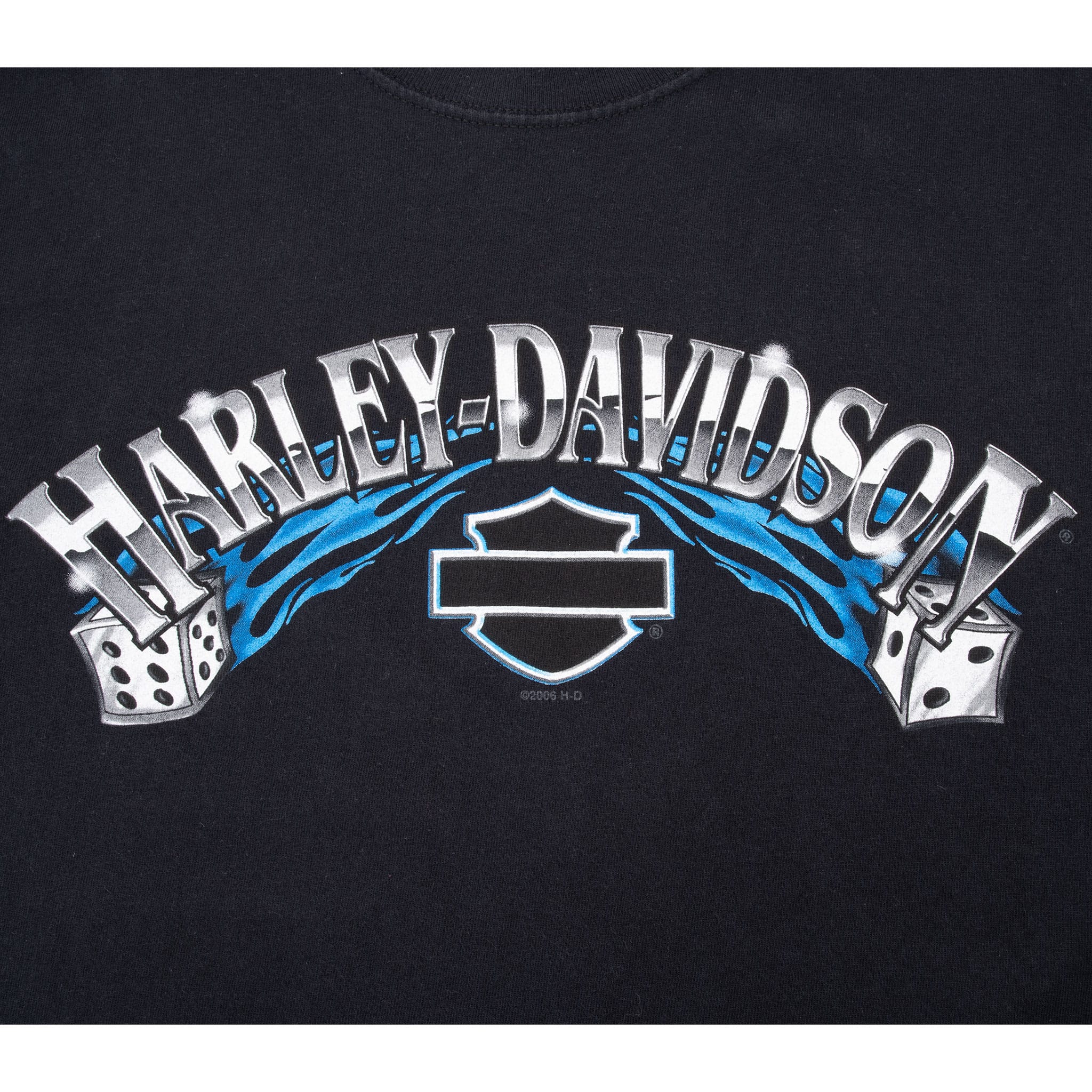 Vintage Harley Davidson Maui Hawaii Long Sleeve Tee Shirt 2006 Size Large Made In Usa