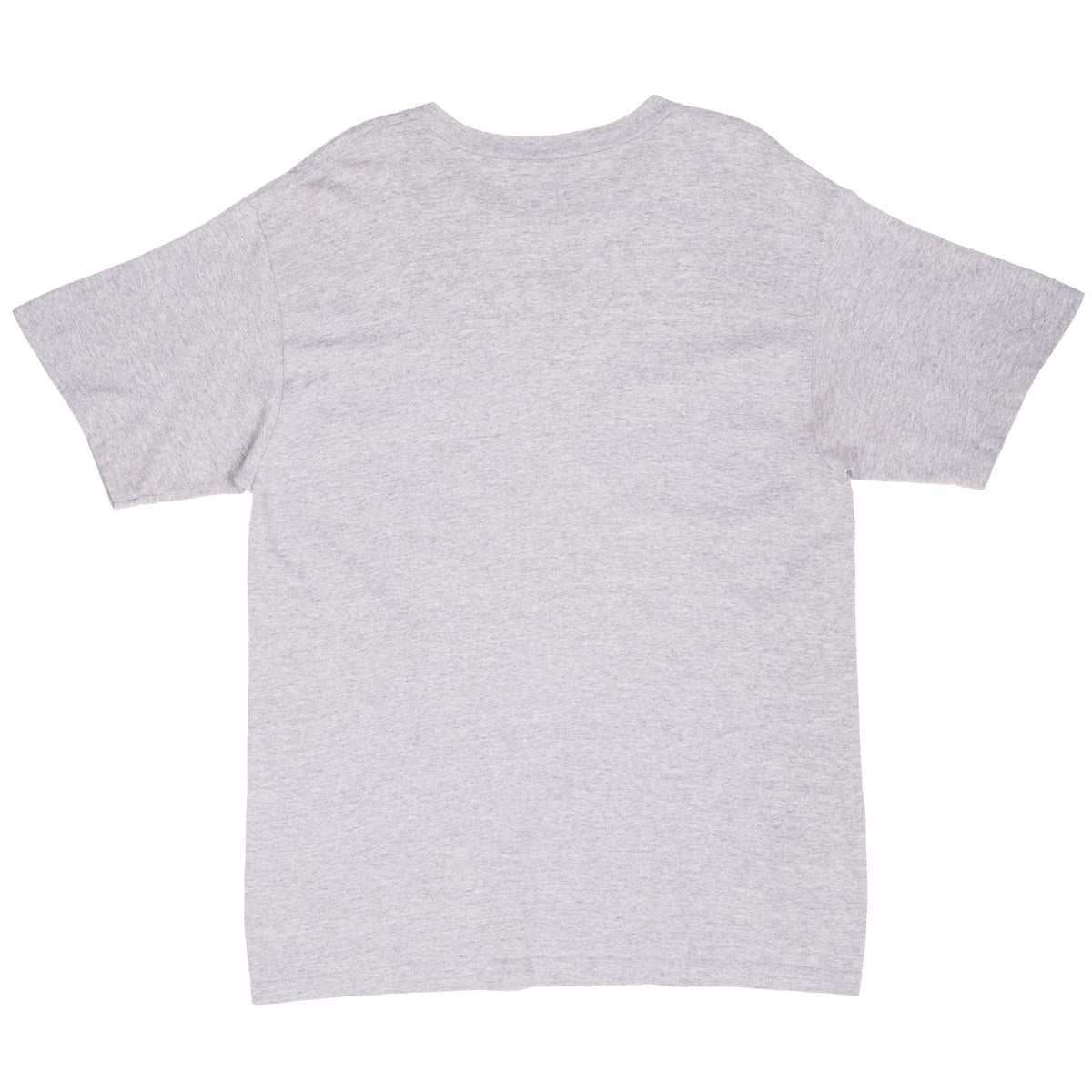 Full back view of plain grey Nike T-shirt