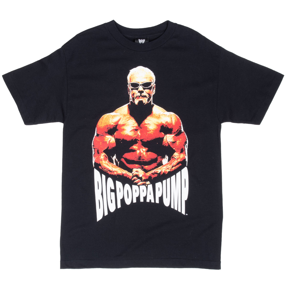 Vintage Wwe Scott Steiner Big Poppa Pump Wrestling Tee Shirt 2002 Size Medium