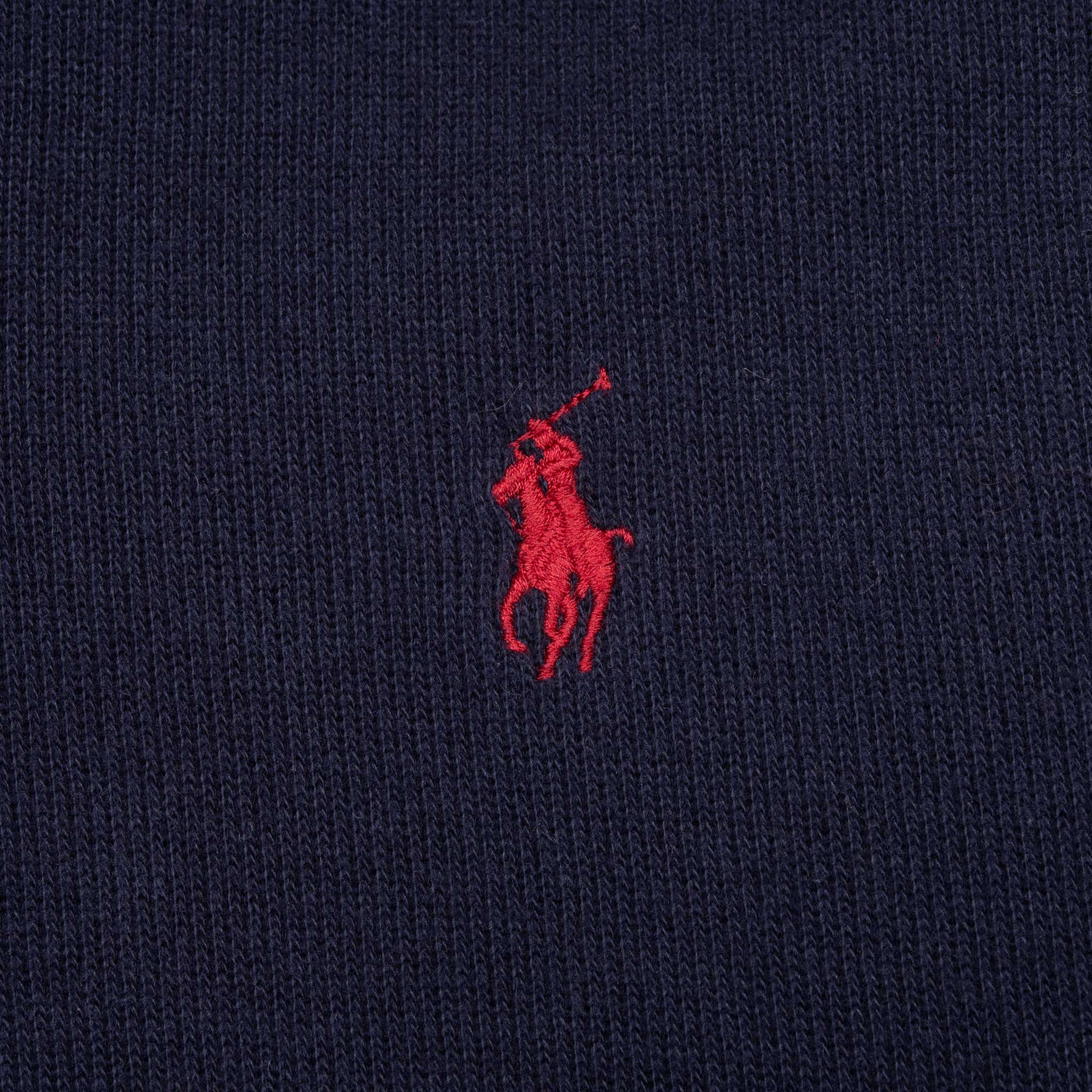 Vintage Polo Ralph Lauren Navy Blue Quarter 1/4 Zip Sweater 1990s Size Medium