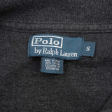 Vintage Polo Ralph Lauren Dark Grey Quarter 1/4 Zip Sweater 1990S Size Small
