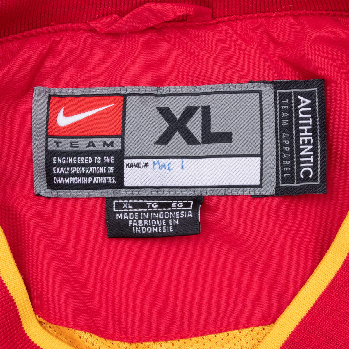 Vintage Nike Ncaa Isu Iowa State University Windbreaker Pullover Jacket 1990S Size Xl