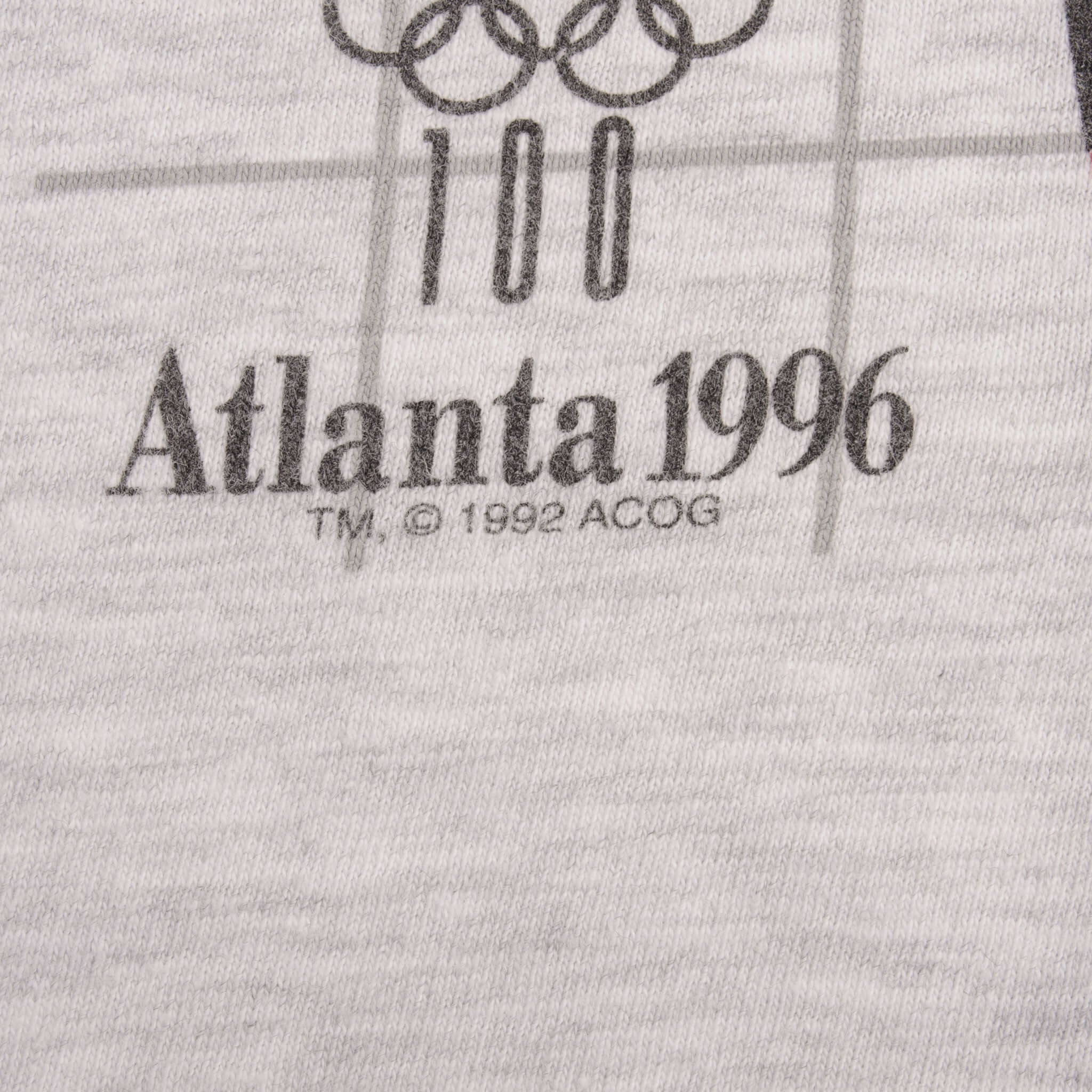 Vintage Atlanta Olympic Games XXVI 1996 Tee Shirt Size Large With Single Stitch Sleeves