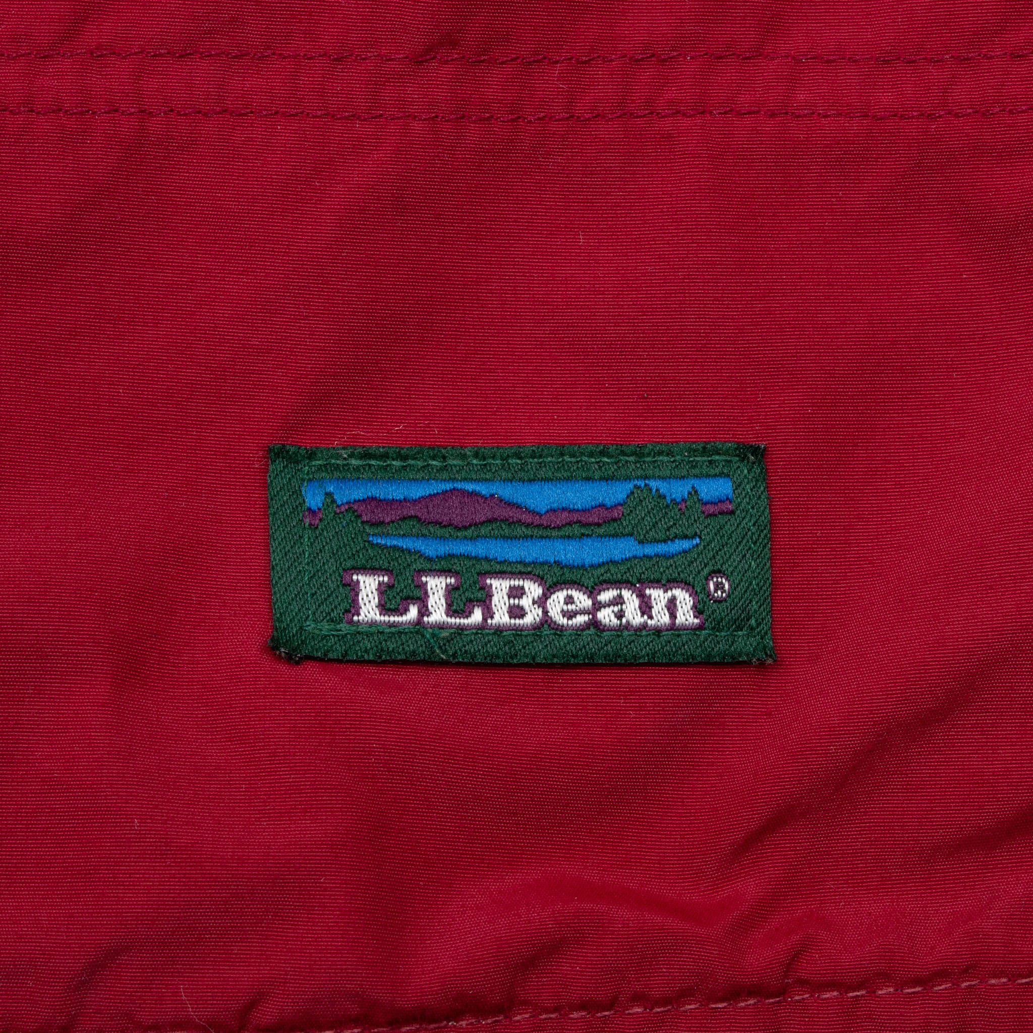 Vintage Ll Bean Hooded Pullover Windbreaker Jacket 1990S Size Large Made In Usa