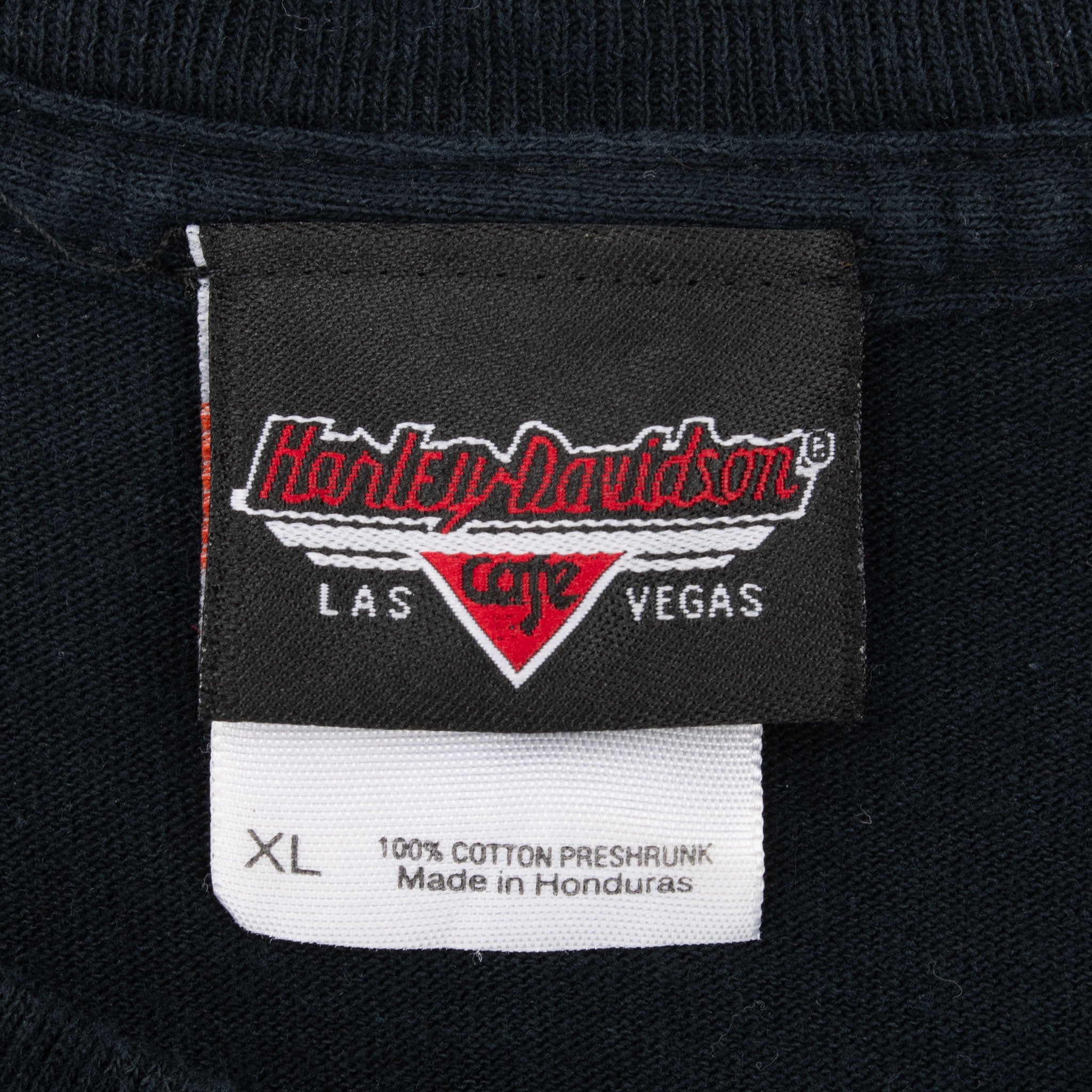Vintage Harley Davidson Cafe Las Vegas Pocket Tee Shirt 2000S Size XL