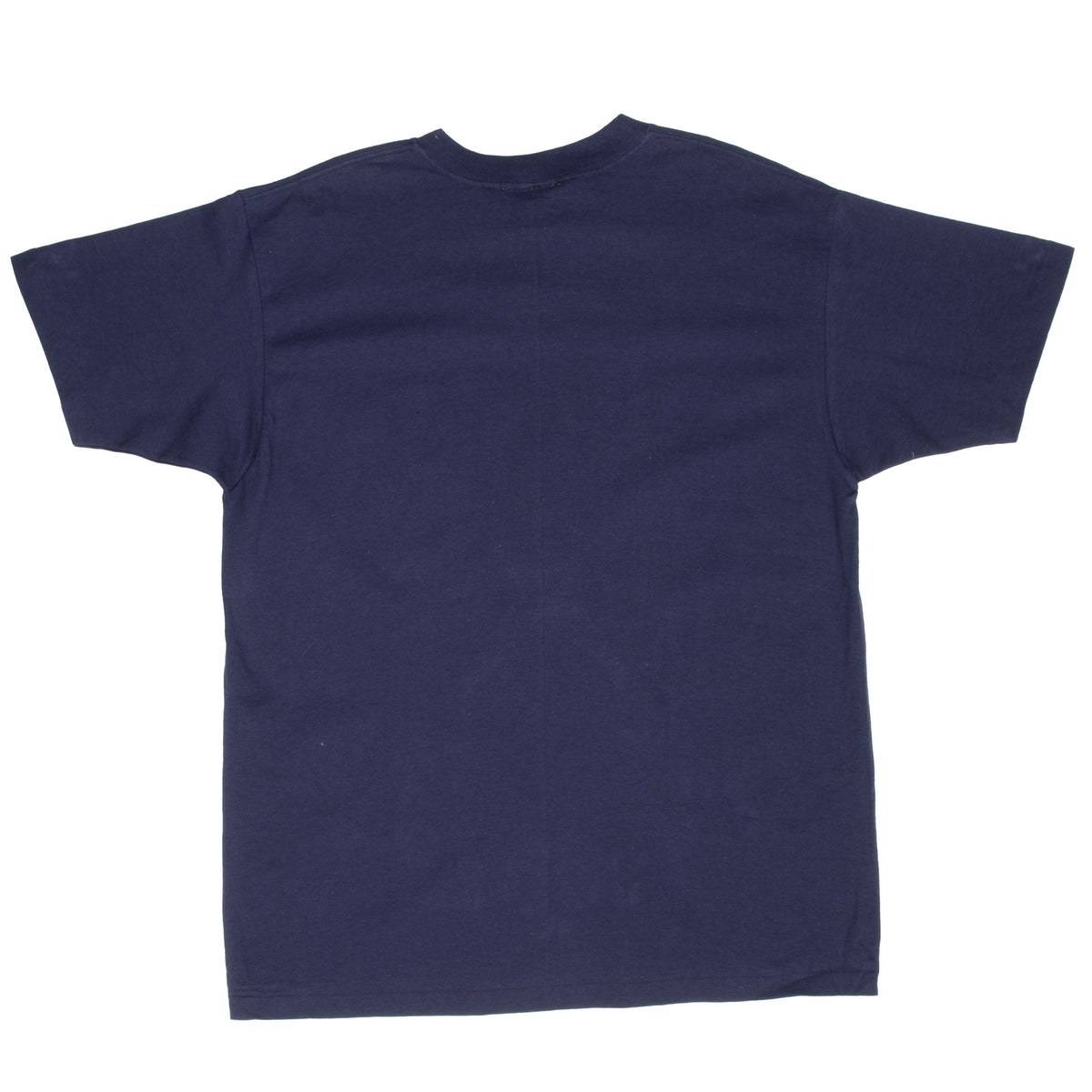 Back of navy Houston Astros T-shirt with no graphic