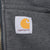 Vintage Carhartt Heavyweight Sherpa Lined Full Zip Grey Hoodie Sweatshirt Size 2XL