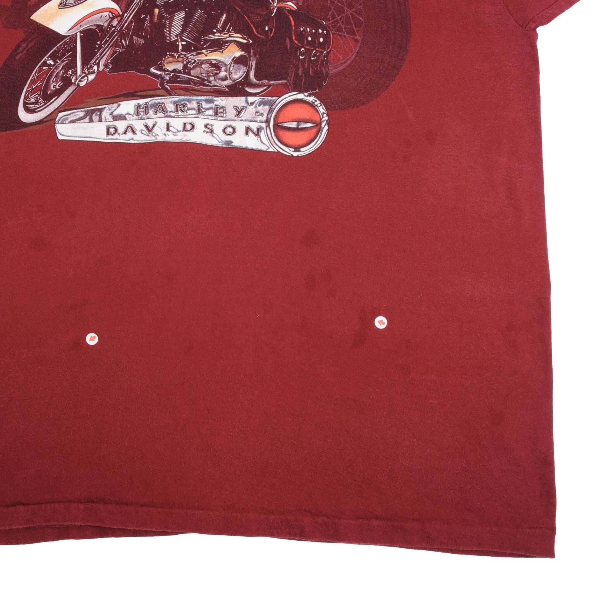 VINTAGE HARLEY DAVIDSON TEXAS TEE SHIRT 1996 SIZE XL MADE IN USA