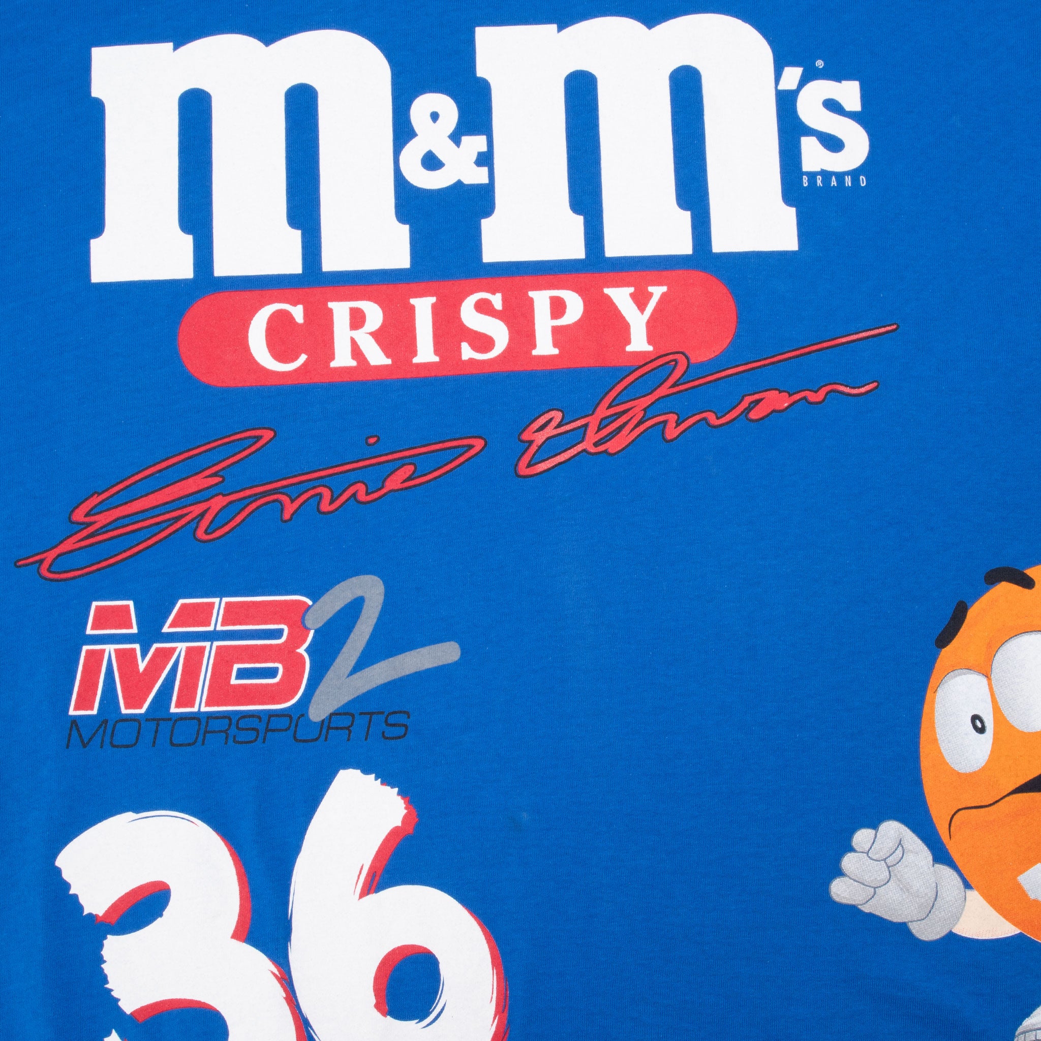 Vintage Nascar Ernie Irvan #36 M&Ms 1999 Tee Shirt Size 2XL