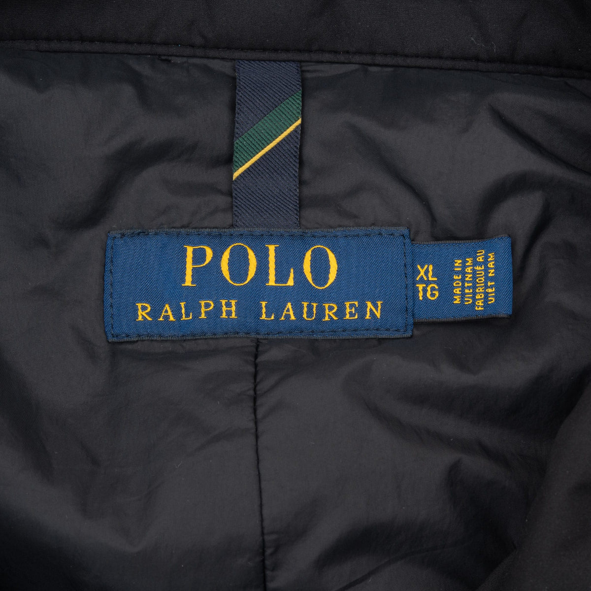 Vintage Polo Ralph Lauren Black Coat Jacket Size XL