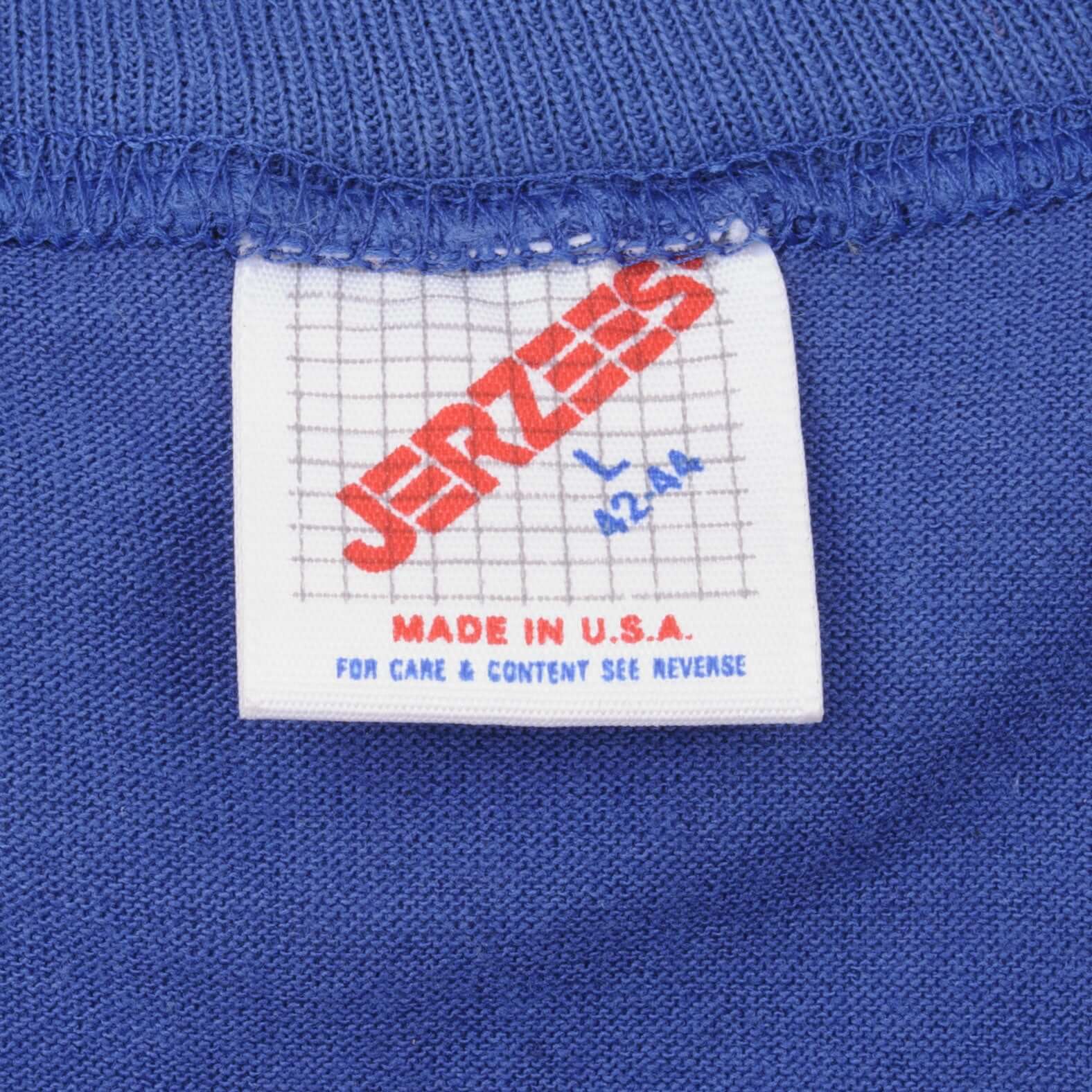 Vintage NFL Buffalo Bills Super Bowl Xxv 1990 Tee Shirt Size Medium Made In USA With Single Stitch Sleeves