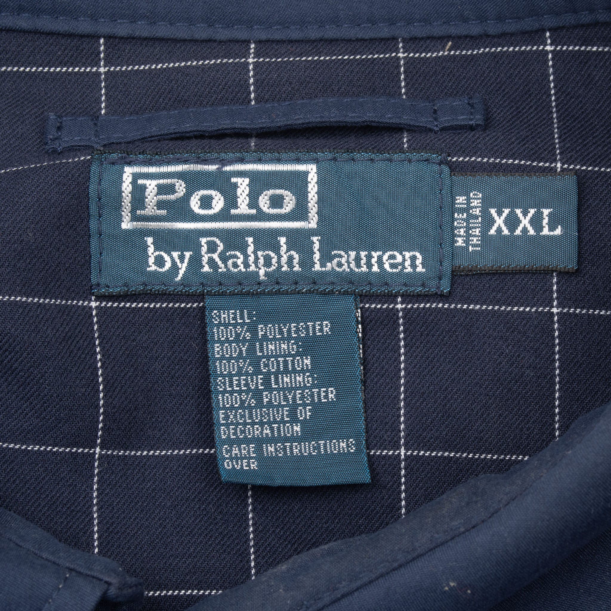 Vintage Polo Ralph Lauren Blue Harrington Golf Jacket 1990S Size 2Xl