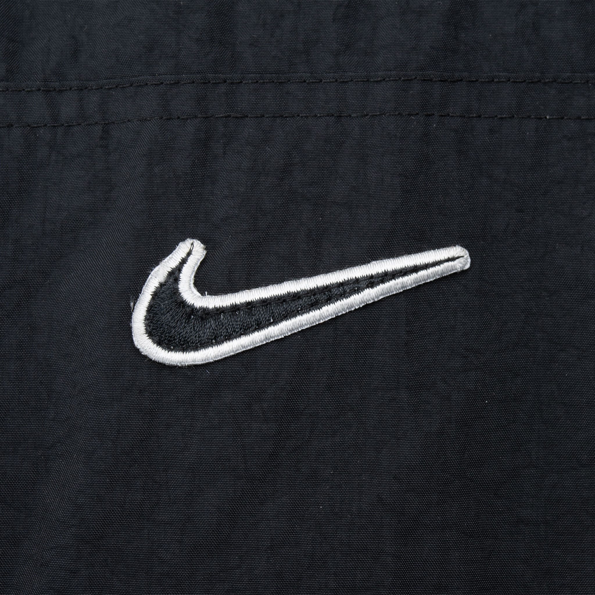 Vintage Nike Windbreaker Pullover Center Swoosh Black Jacket 1990S Size 2XL