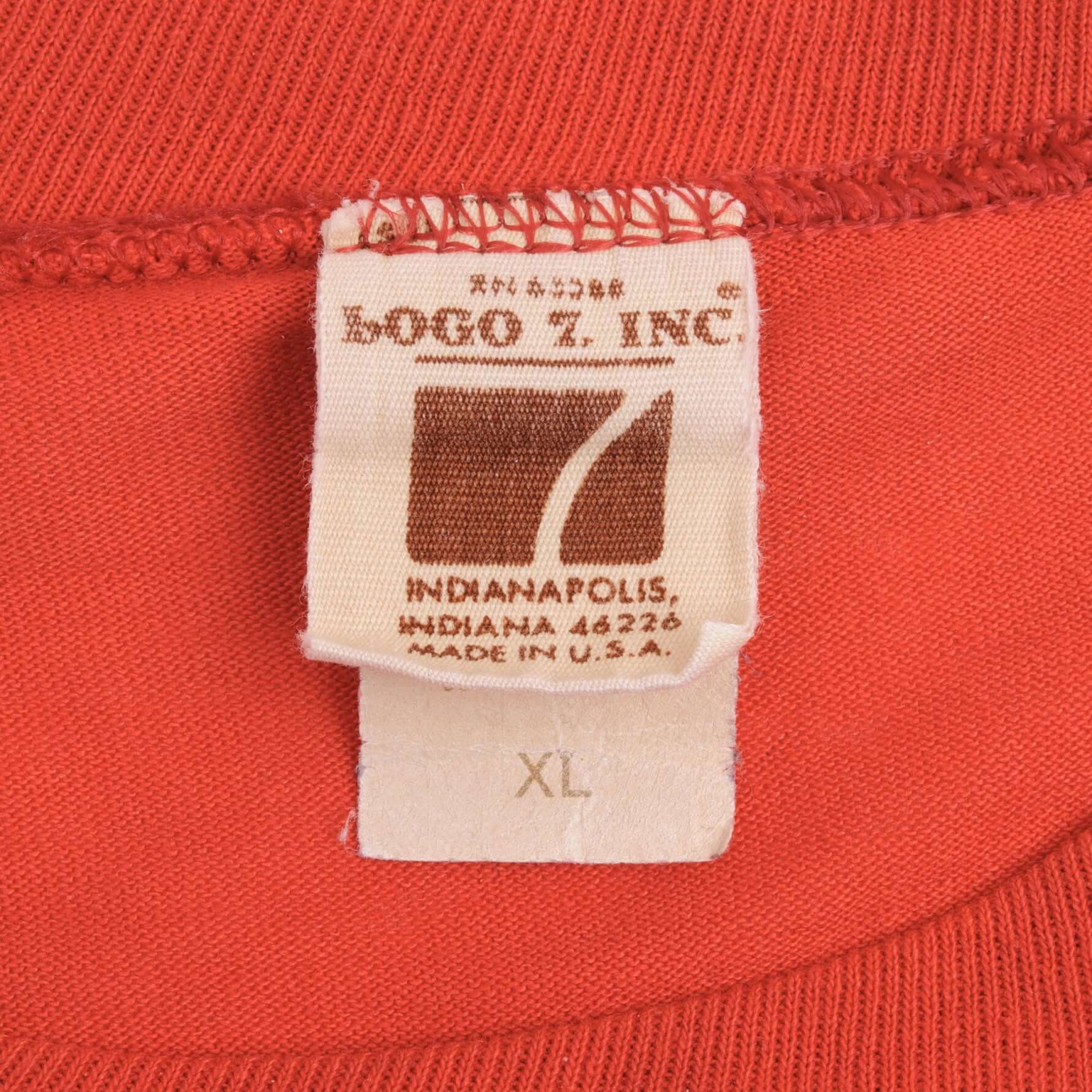 Vintage NFL San Francisco 49Ers Super Bowl Bound 1980s Logo 7 Tee Shirt Size Large Made In USA With Single Stitch Sleeves