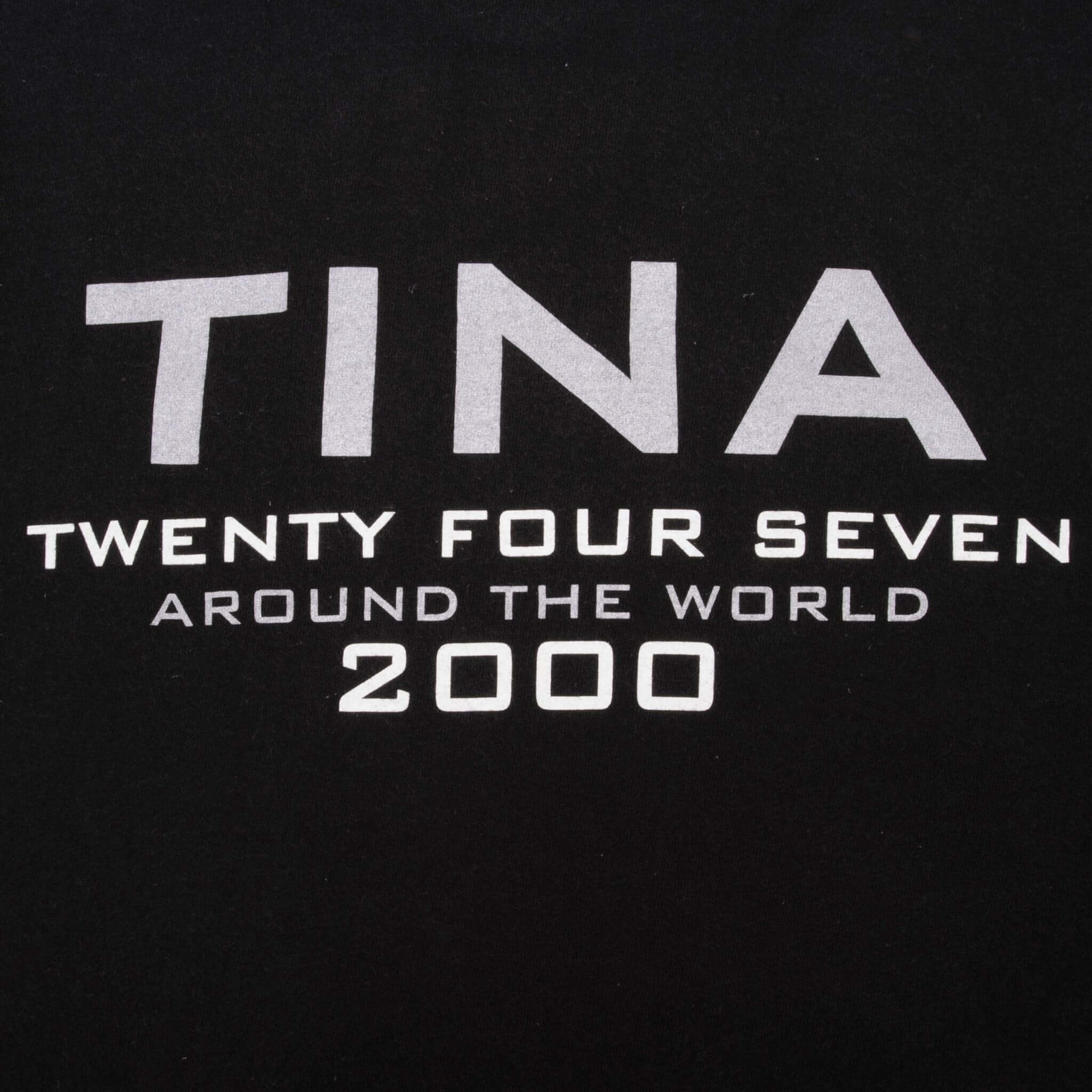 Vintage Tina Turner Twenty Four Seven Tour Giant Tee Shirt 2000 Size XL