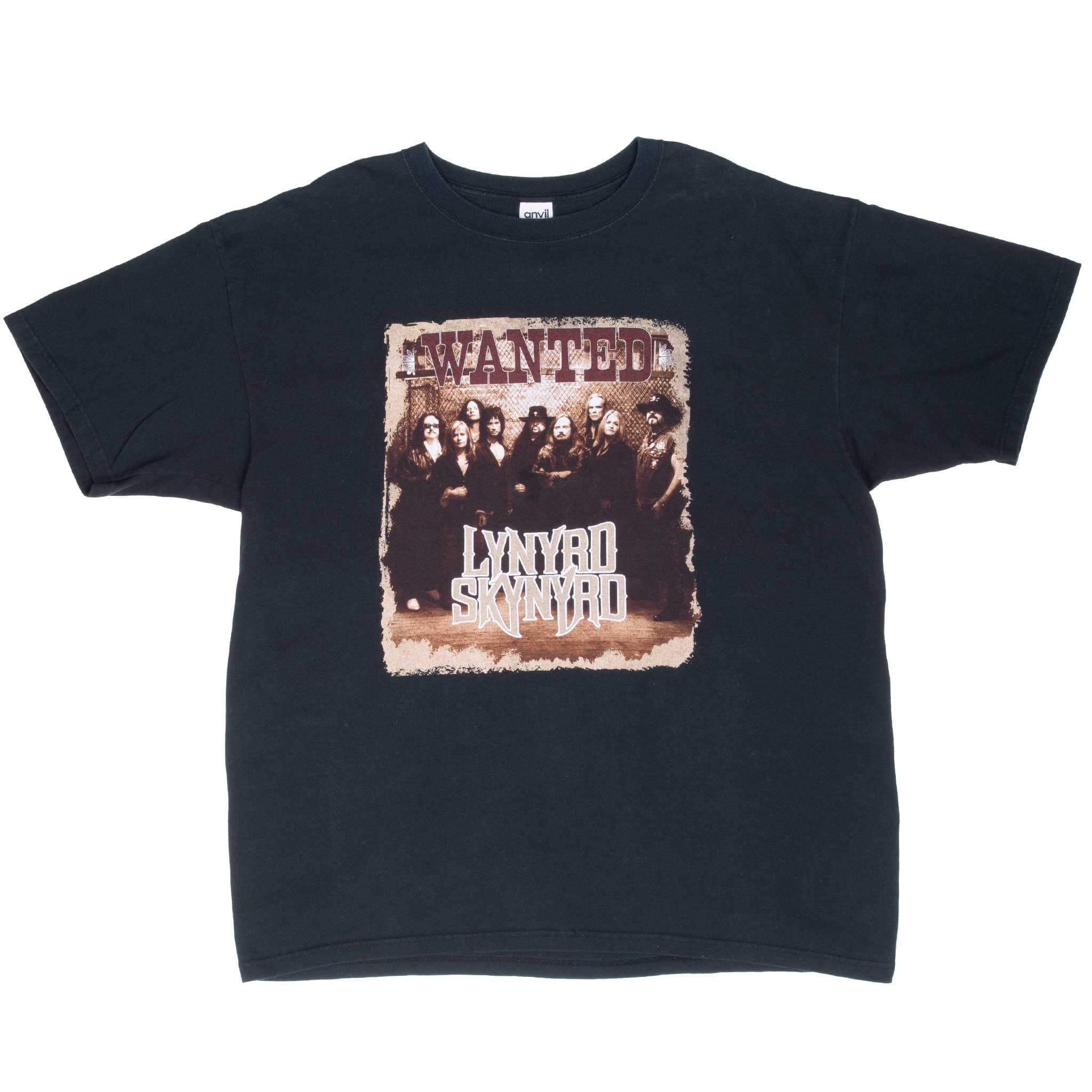 Vintage Lynyrd Skynyrd Wanted 2004 Tee Shirt Size 2XL