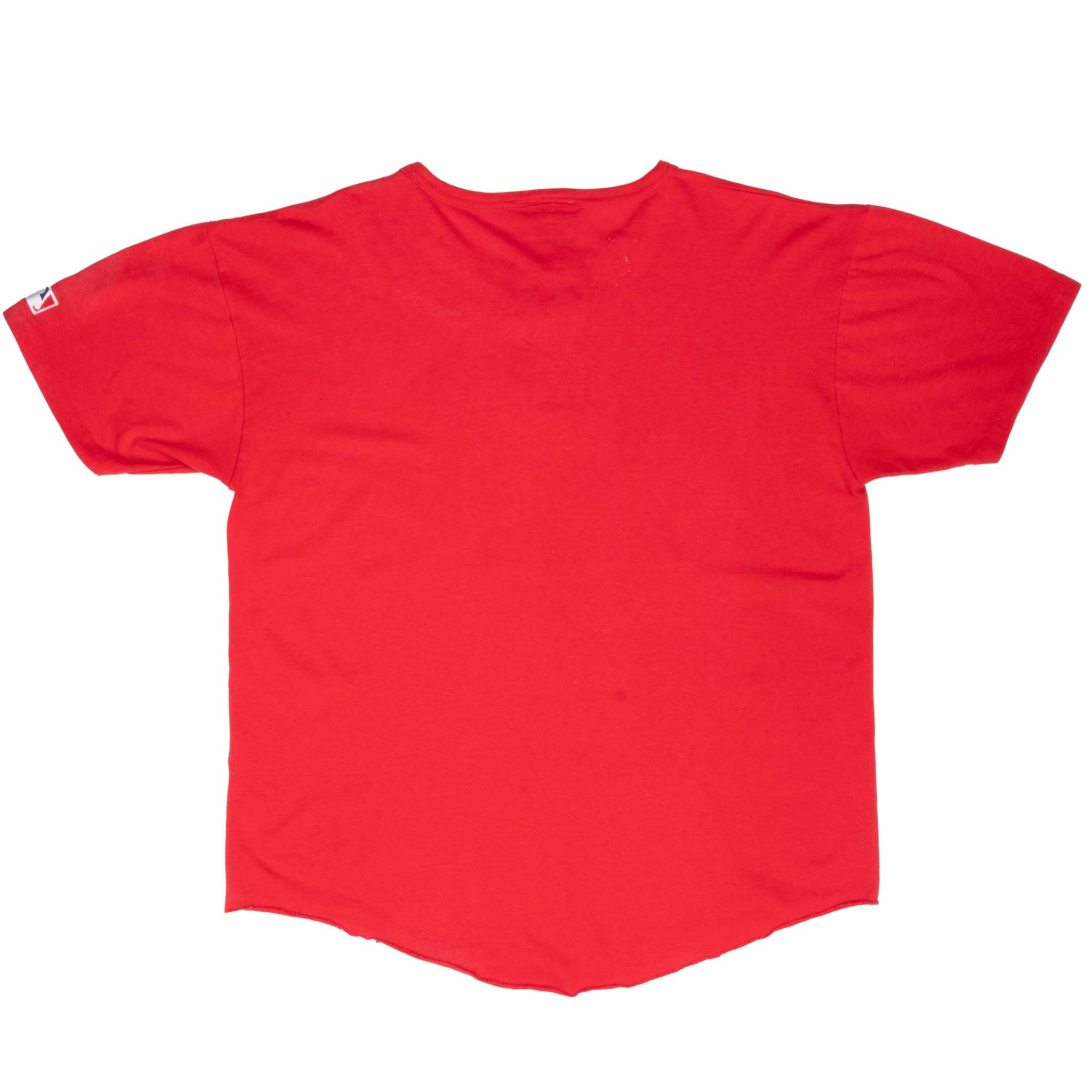 Vintage Mlb Philadelphia Phillies 1993 Henley Tee Shirt Size XL With Single Stitch Sleeves