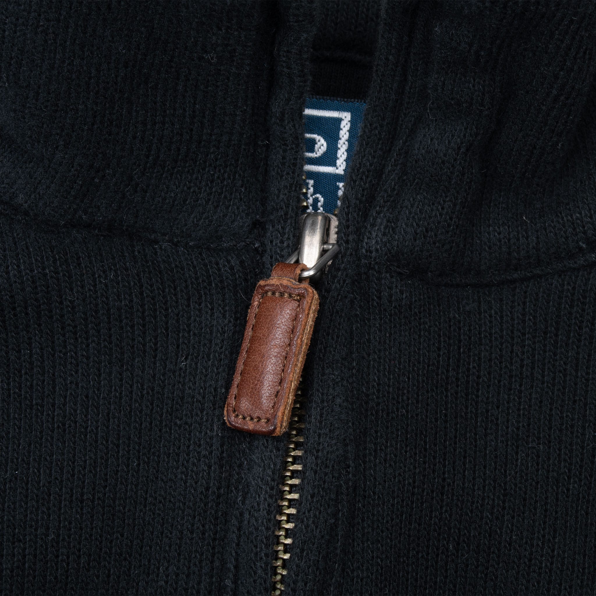 Vintage Polo Ralph Lauren Black Quarter 1/4 Zip Sweater 1990S Size Small