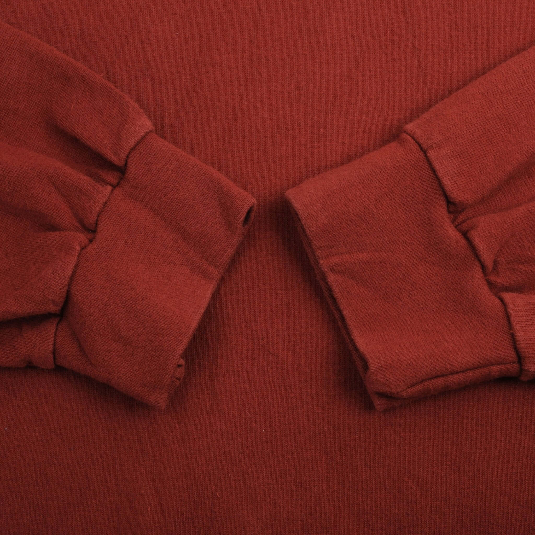 Vintage Nike Long Sleeve Turtle Neck Red Burgundy Heavy Weight Tee Shirt 2000S Size XL