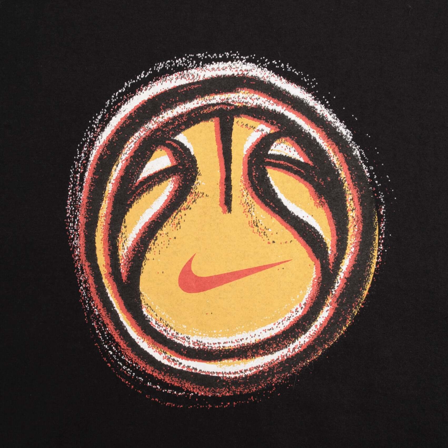Vintage Nike Basketball Black Tank Top Tee Shirt 1990S Size XL