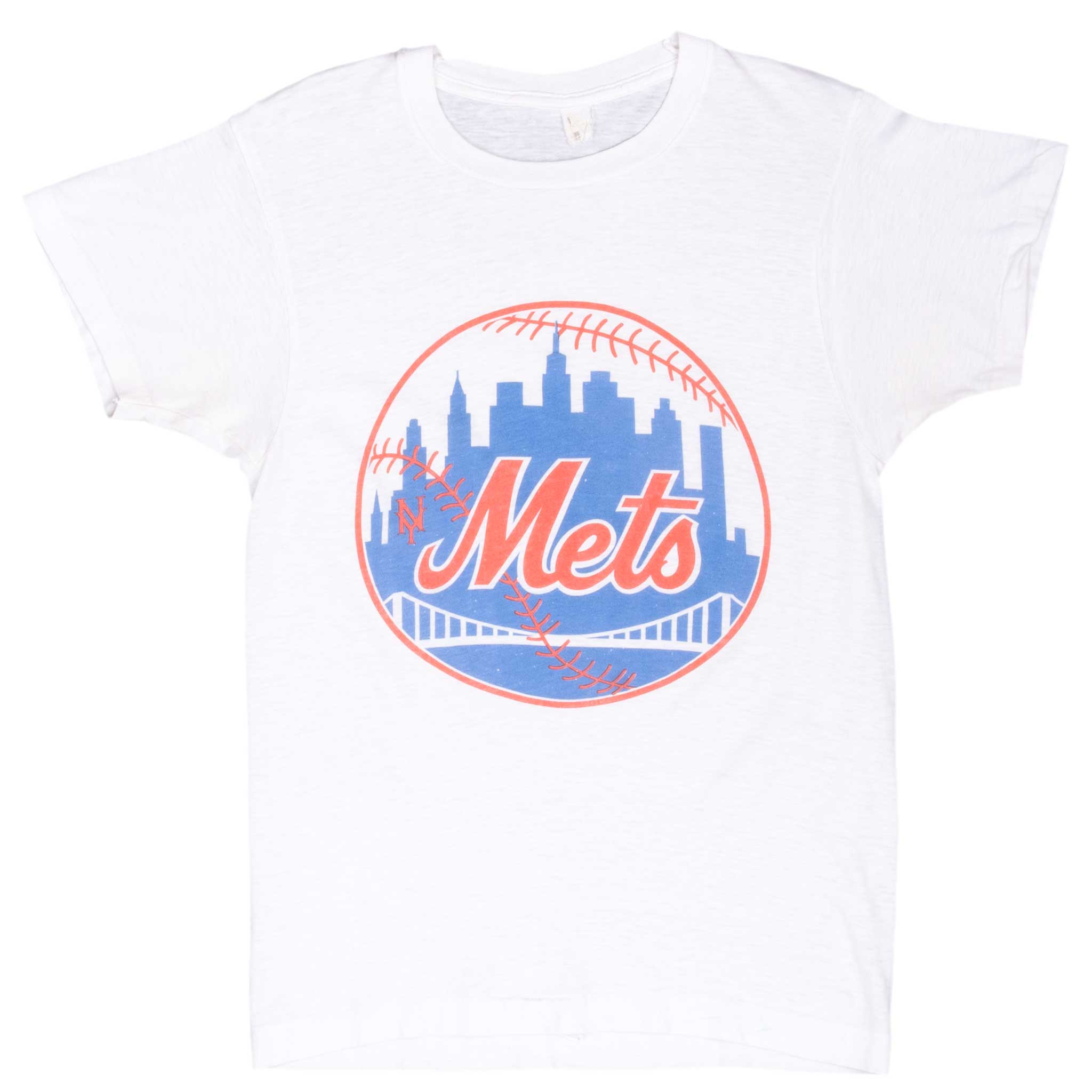 Vintage Mlb New York Mets Tee Shirt 1980S Size XS Made In Usa