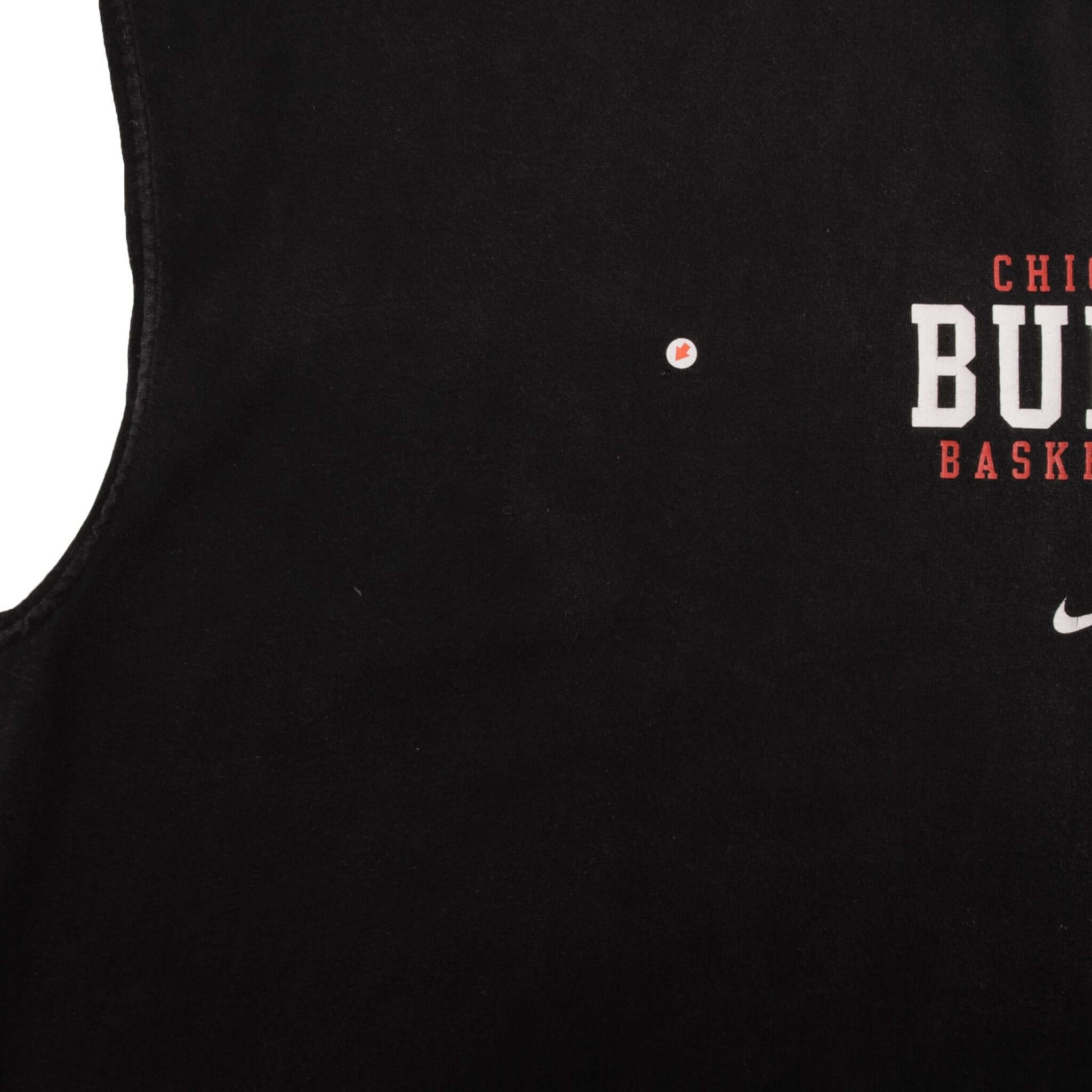VINTAGE NBA NIKE CHICAGO BULLS BLACK TANK TOP TEE SHIRT 1990S SIZE 3XL