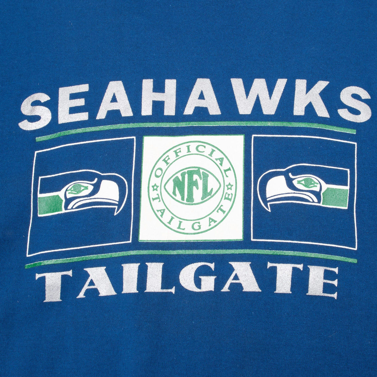 Vintage Nfl Seattle Seahawks Sweatshirt 1990S Size Large Made In Usa Deadstock