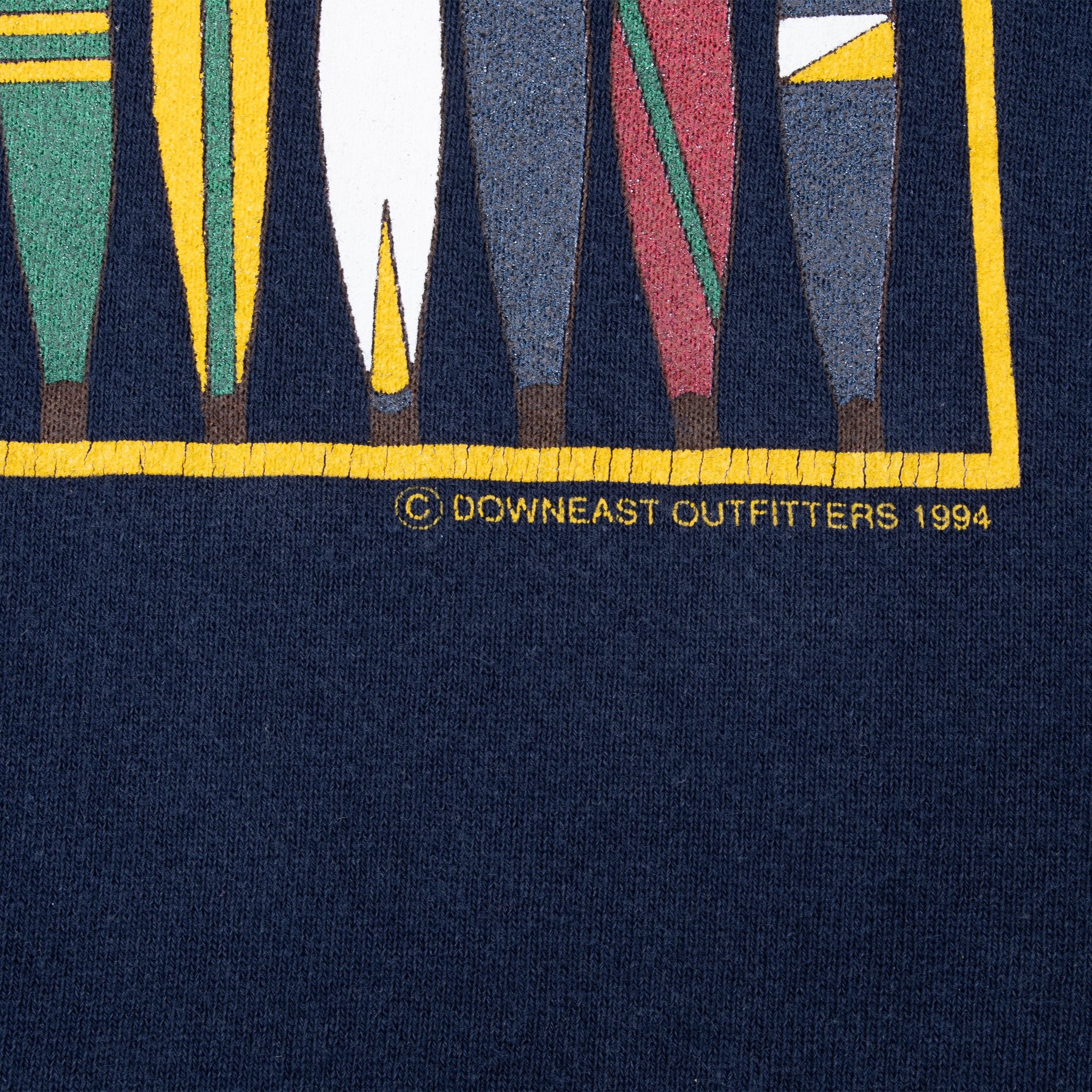 Vintage Adidas Downeast Outfitters 1994 Sweatshirt Size XL Made In Usa