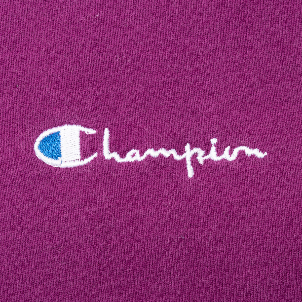 Vintage Champion Embroidered Purple Sweatshirt 1990S Size Xl Made In Usa