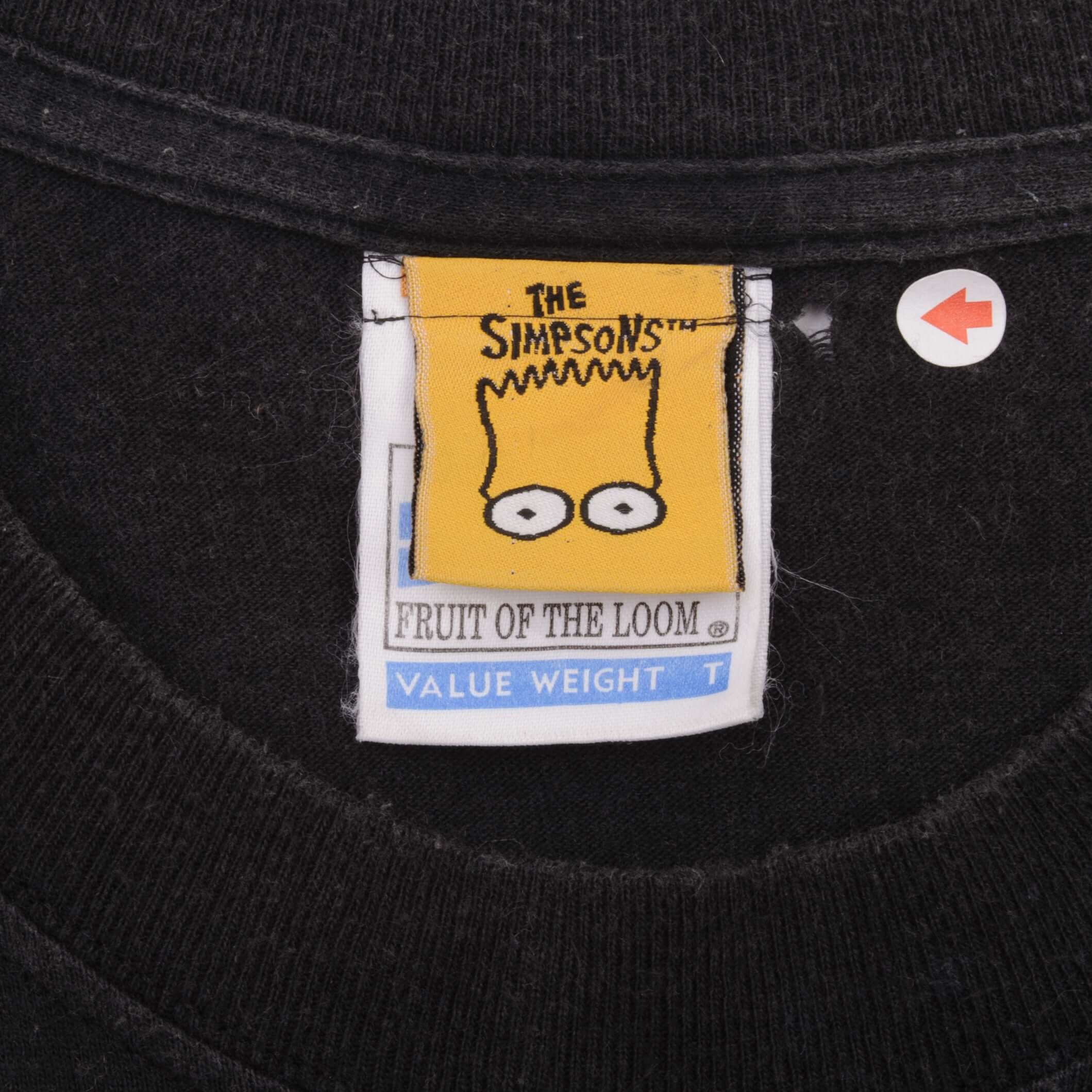 Vintage The Simpsons Homer And Marge Surfing Honey Isle Style Tee Shirt 1999 Size Small