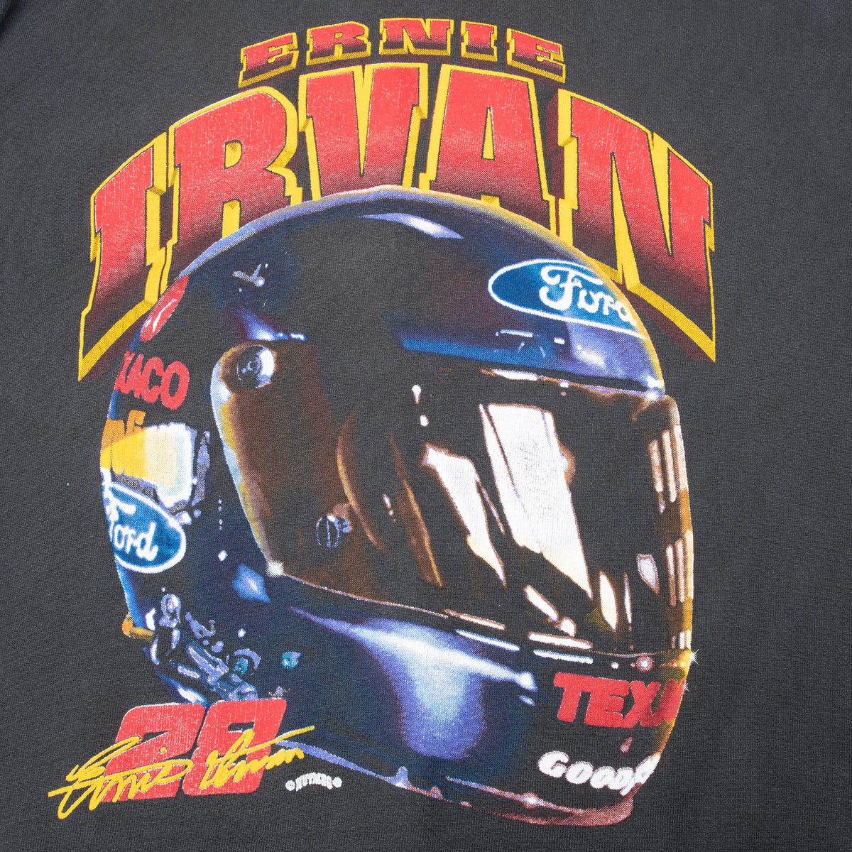 Vintage Nascar Ernie Irvan Sweatshirt 1990S Size Large Made In Usa