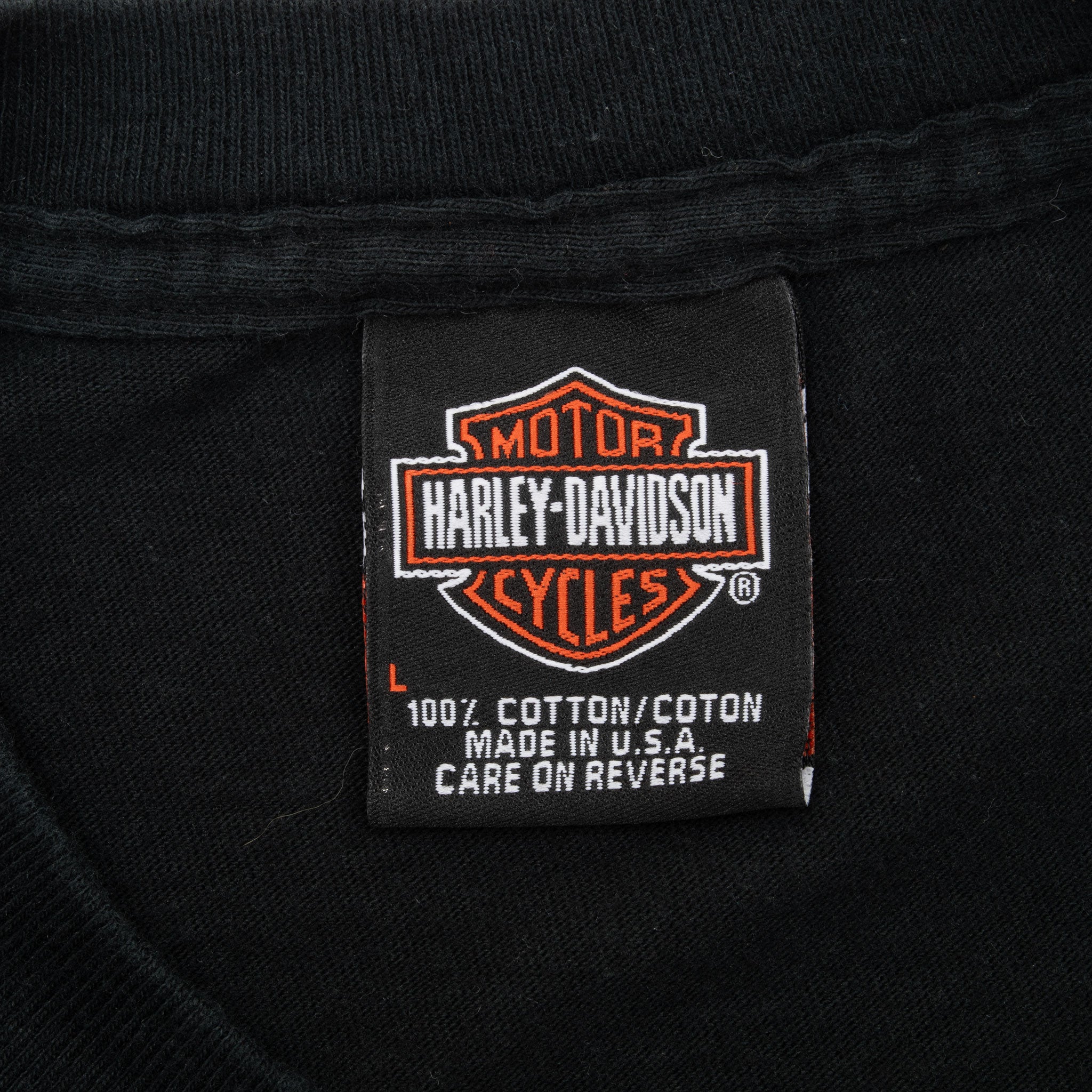 Vintage Harley Davidson Las Vegas Tee Shirt 1990S Size Large Made In Usa