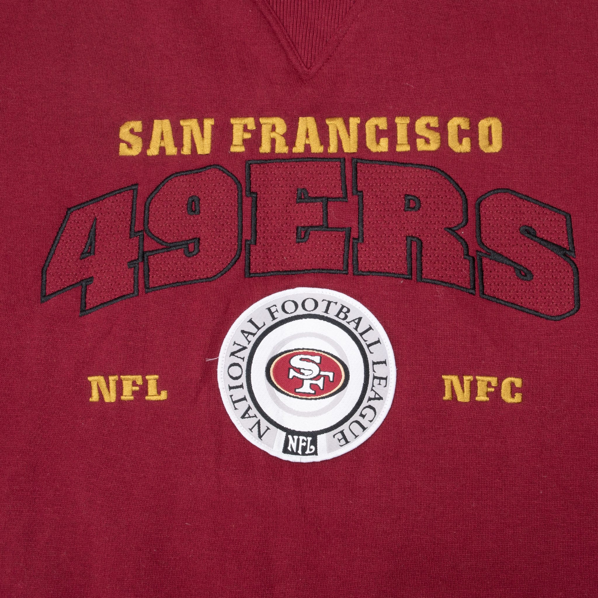 Vintage Nfl San Francisco 49Ers Embroidered 1990S Sweatshirt Size XL