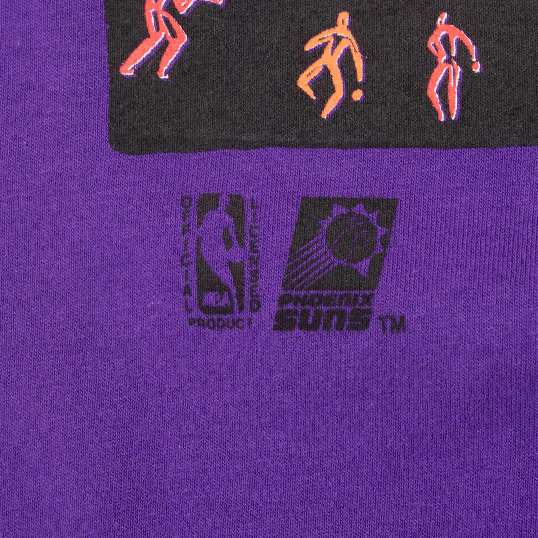 Vintage Nba Phoenix Suns 1990S Purple Tee Shirt Size 2XL