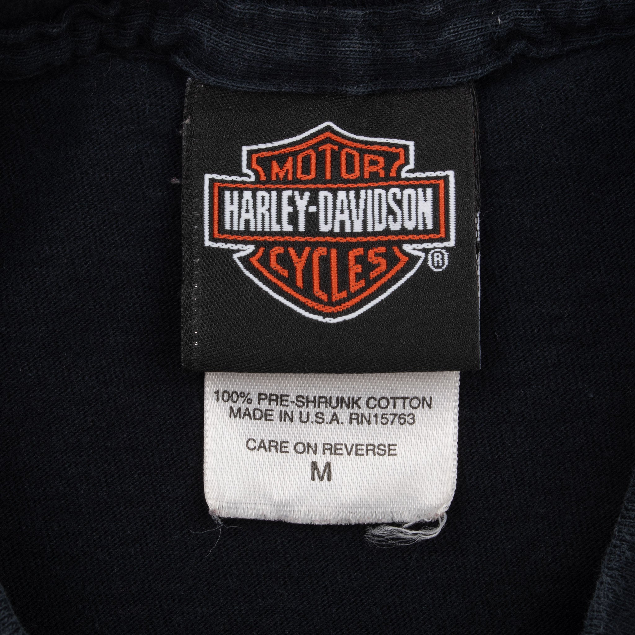 Vintage Harley Davidson Boston 2008 Tee Shirt Size Medium Made In Usa