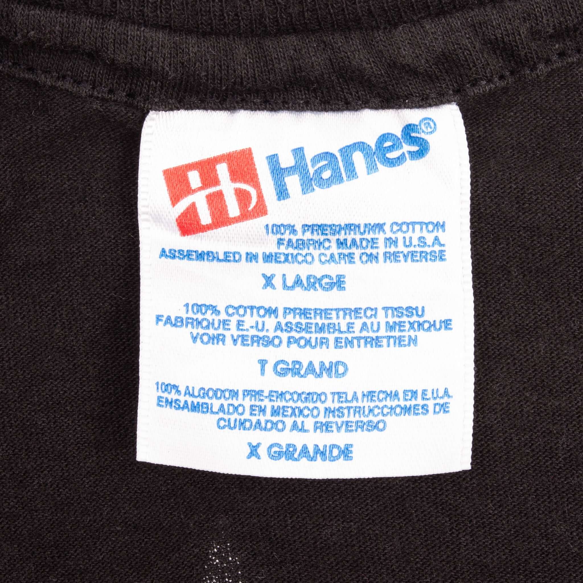 Vintage Travis Tritt 1990 Tour Tee Shirt Size XL With Single Stitch Sleeves