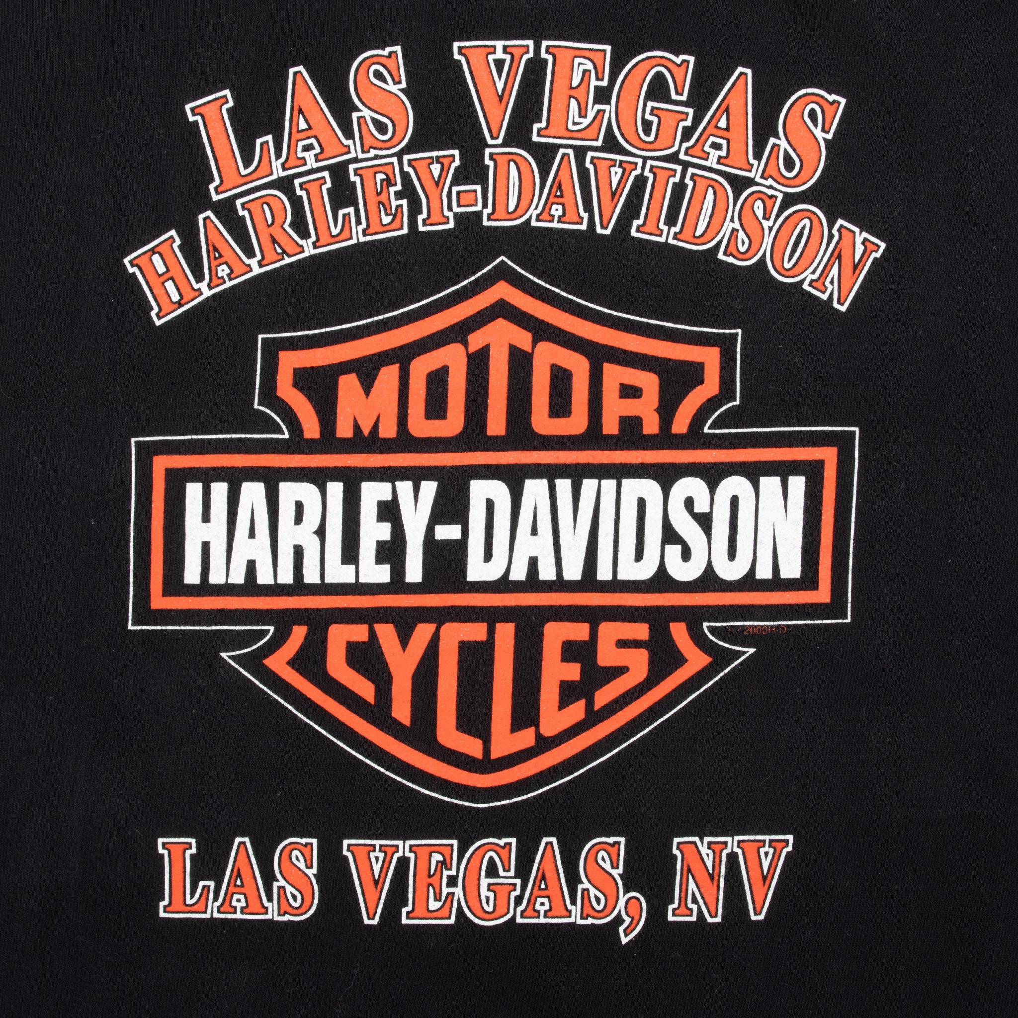Vintage Harley Davidson Las Vegas Tee Shirt 1997 Size Small Made In Usa