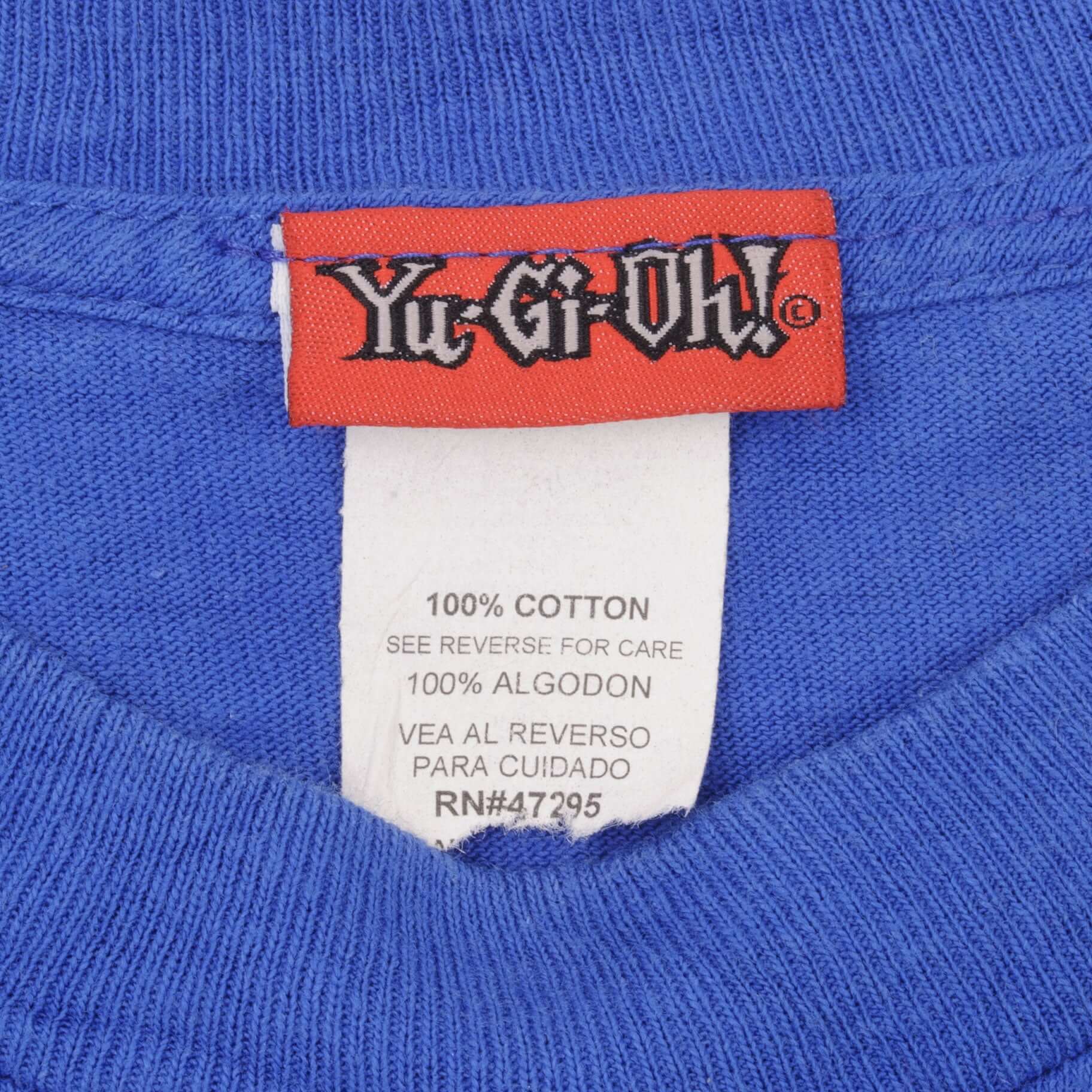 Vintage Yu-Gi-Oh It's Time To Duel With Yugi, Seto and Blue Eyes Ultimate Dragon Tee Shirt Size Small