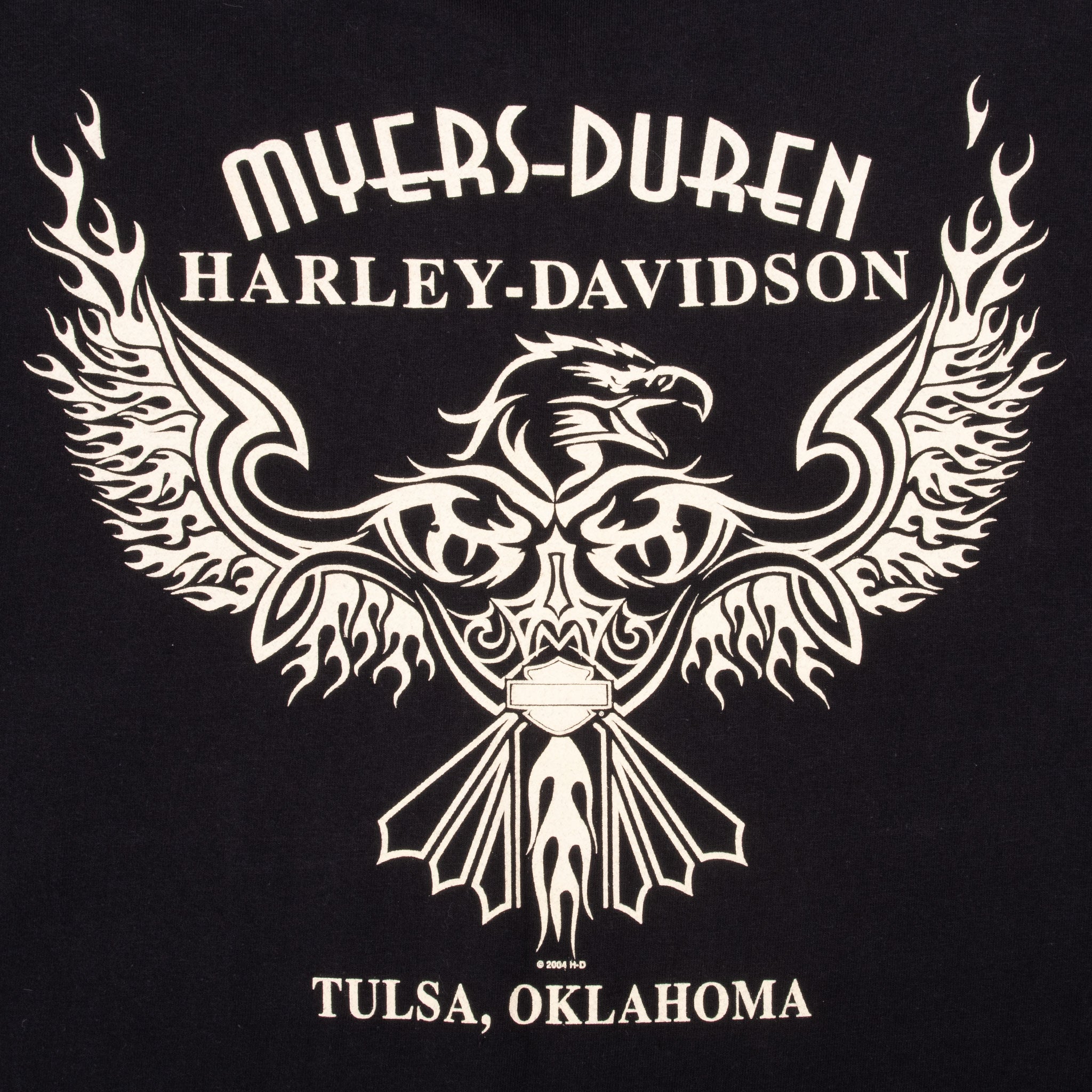 Vintage Harley Davidson Tulsa Oklahoma Tee Shirt 2005 Size Large