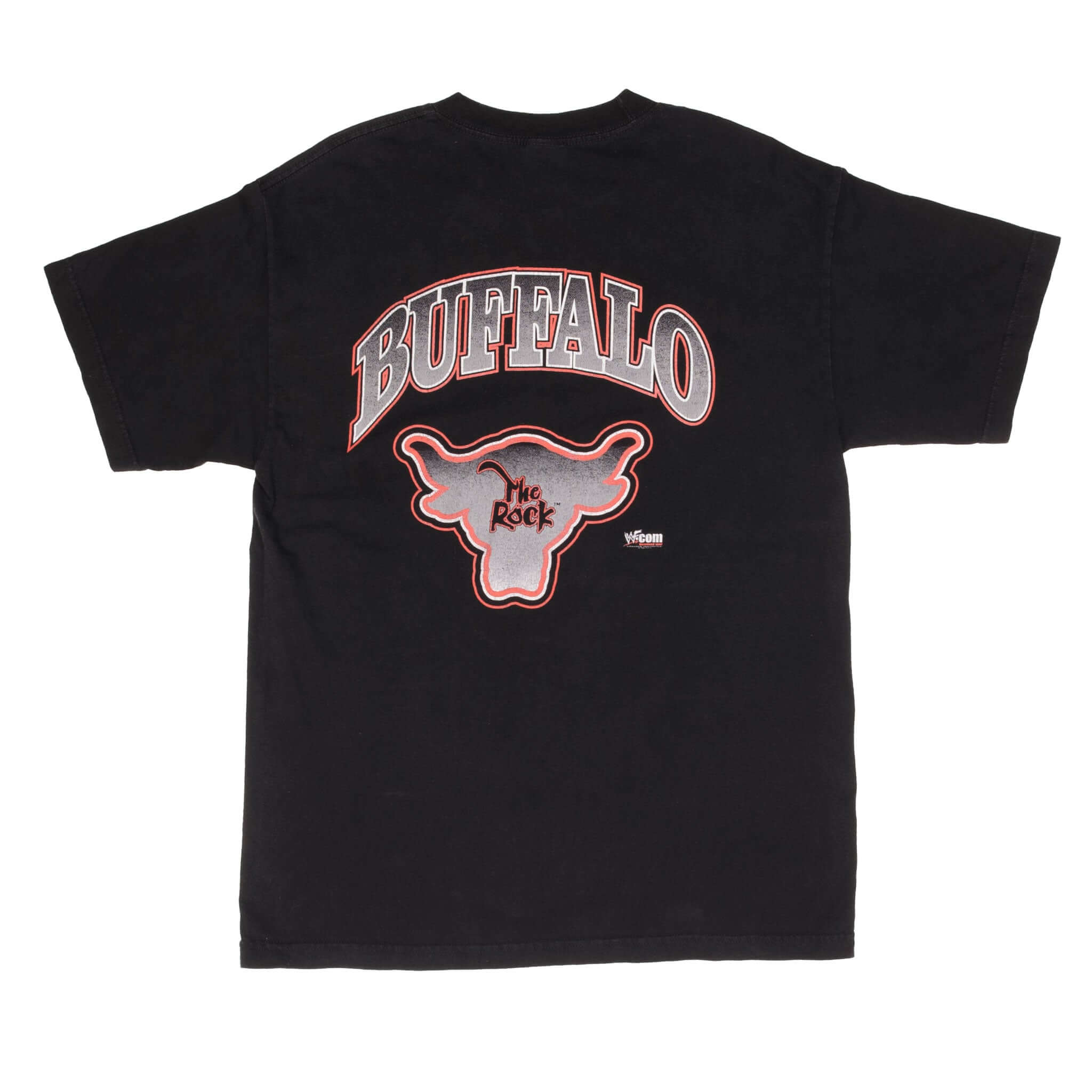 Vintage Wwe Wwf The Rock Has Come Back To Buffalo Tee Shirt 1990S Size Large